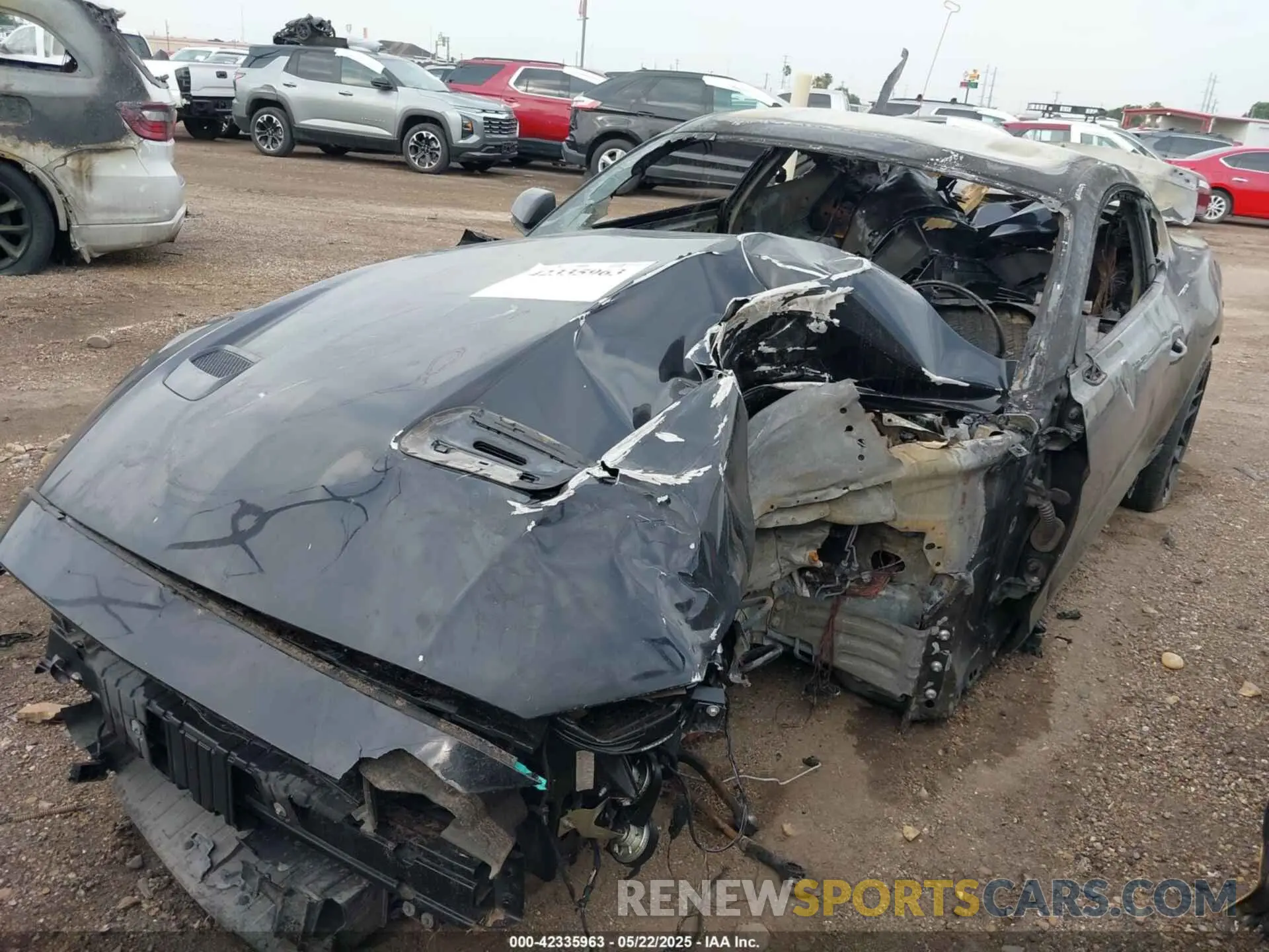 2 fotografías del automóvil dañado 1FA6P8CF0M5137281 FORD MUSTANG 2021