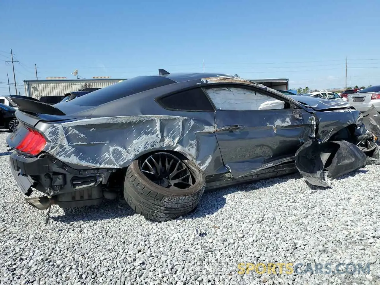 3 fotografías del automóvil dañado 1FA6P8CF0M5147552 FORD MUSTANG 2021