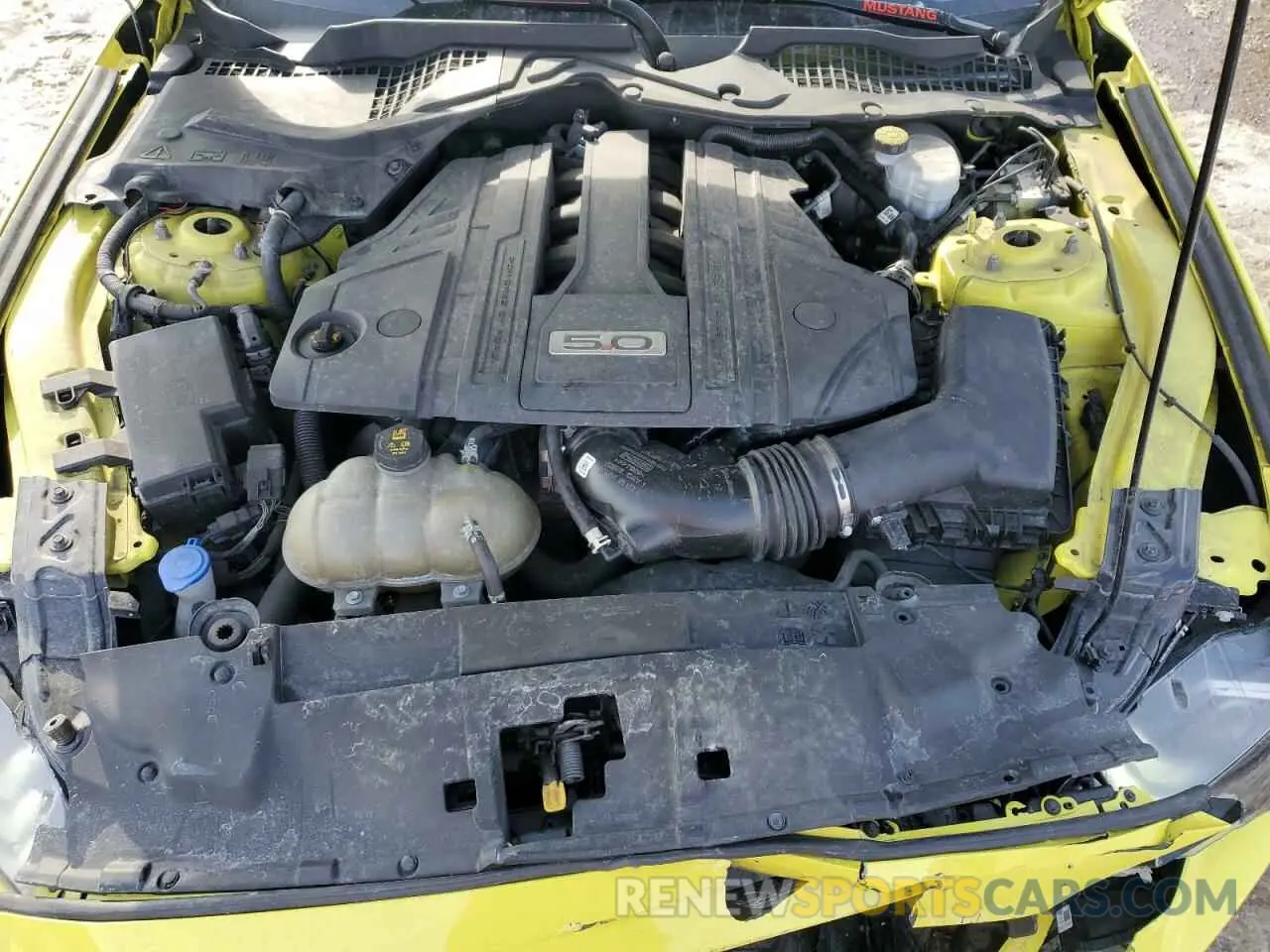 11 fotografías del automóvil dañado 1FA6P8CF1M5110848 FORD MUSTANG 2021