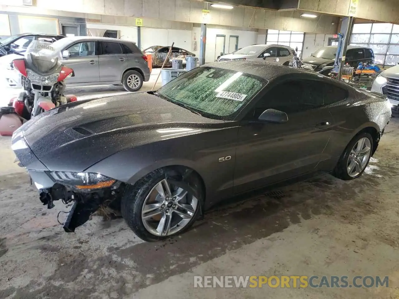 1 fotografías del automóvil dañado 1FA6P8CF1M5119226 FORD MUSTANG 2021