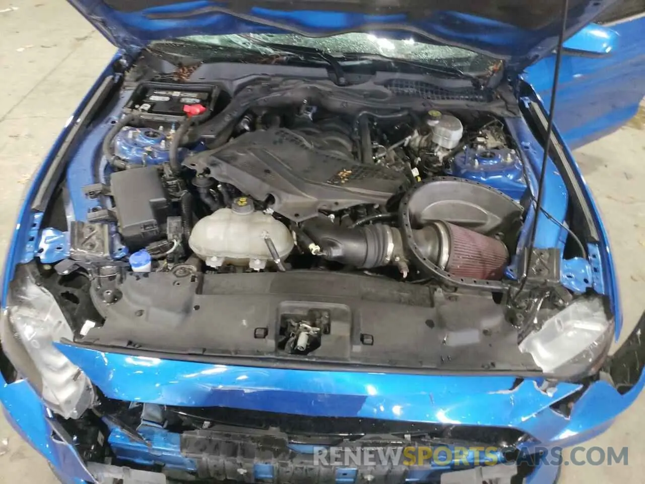 11 fotografías del automóvil dañado 1FA6P8CF1M5125835 FORD MUSTANG 2021