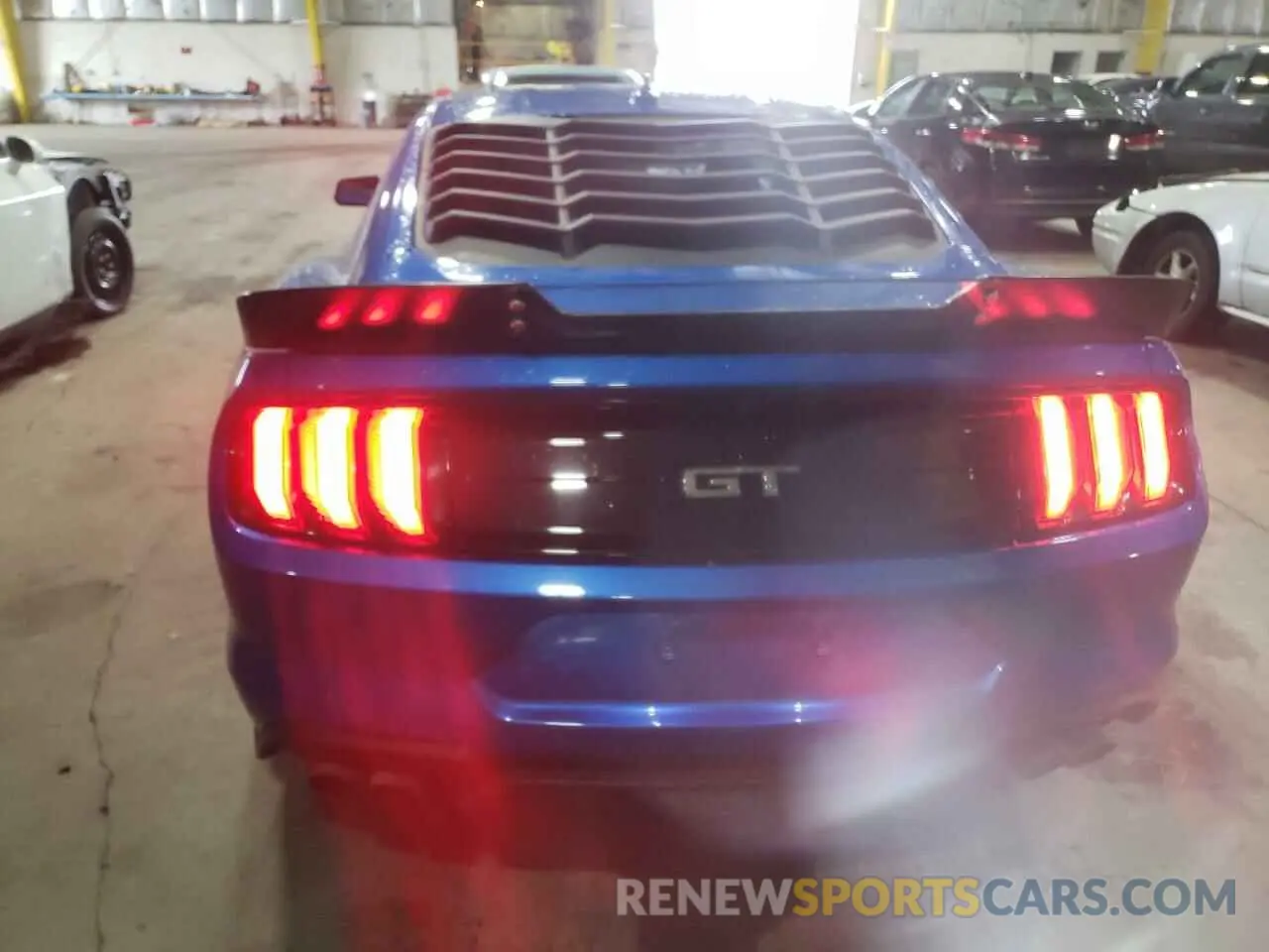 6 fotografías del automóvil dañado 1FA6P8CF1M5125835 FORD MUSTANG 2021