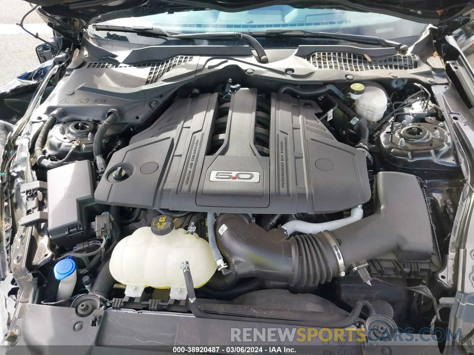 10 fotografías del automóvil dañado 1FA6P8CF1M5147740 FORD MUSTANG 2021