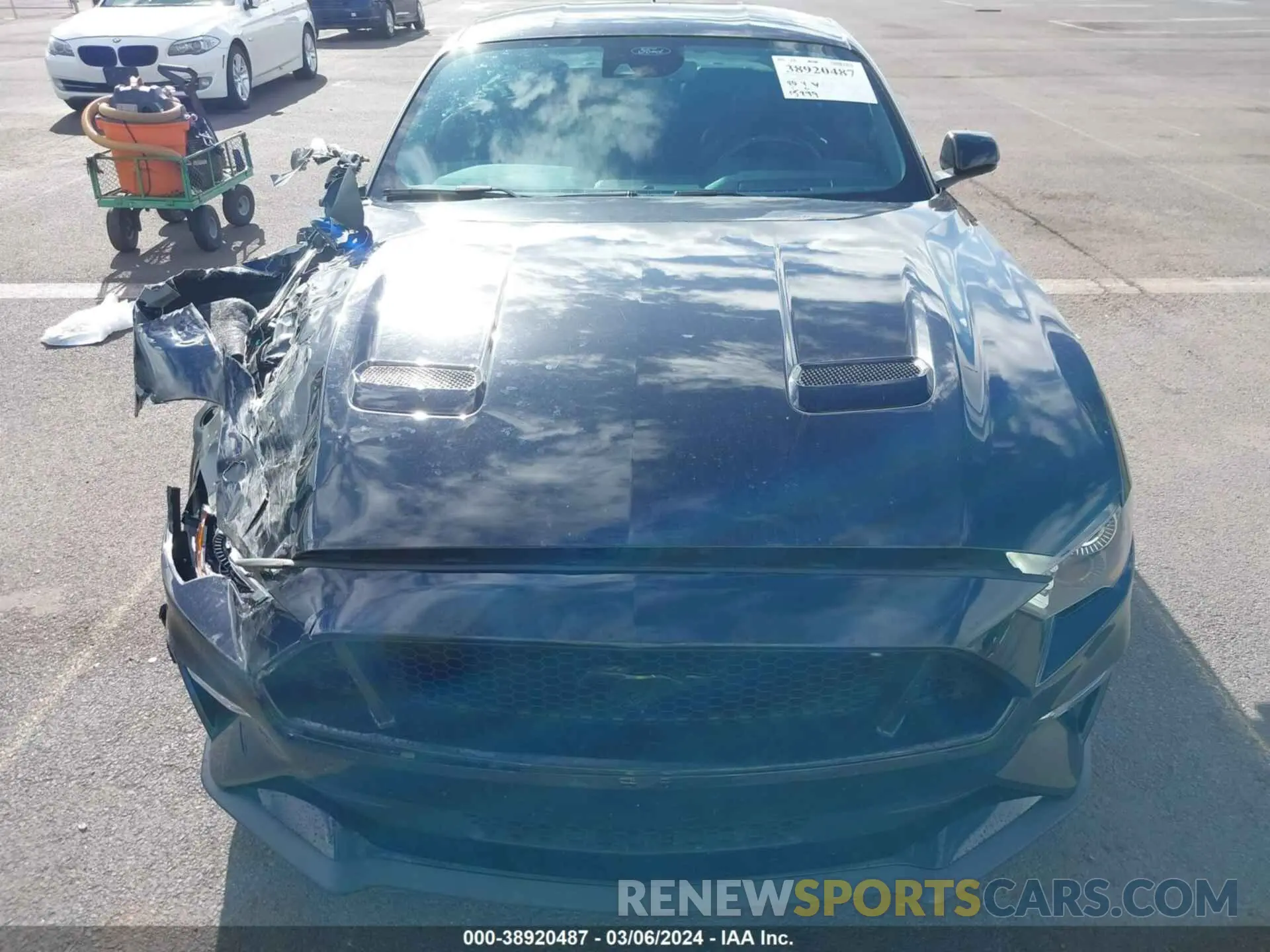 12 fotografías del automóvil dañado 1FA6P8CF1M5147740 FORD MUSTANG 2021