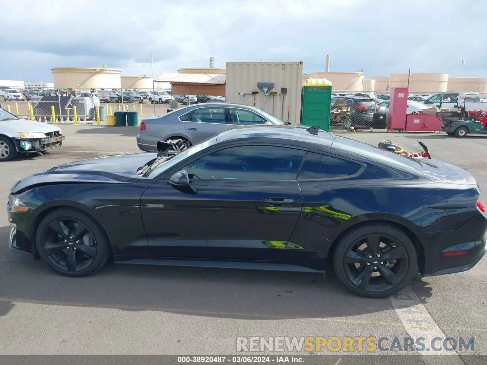 14 fotografías del automóvil dañado 1FA6P8CF1M5147740 FORD MUSTANG 2021