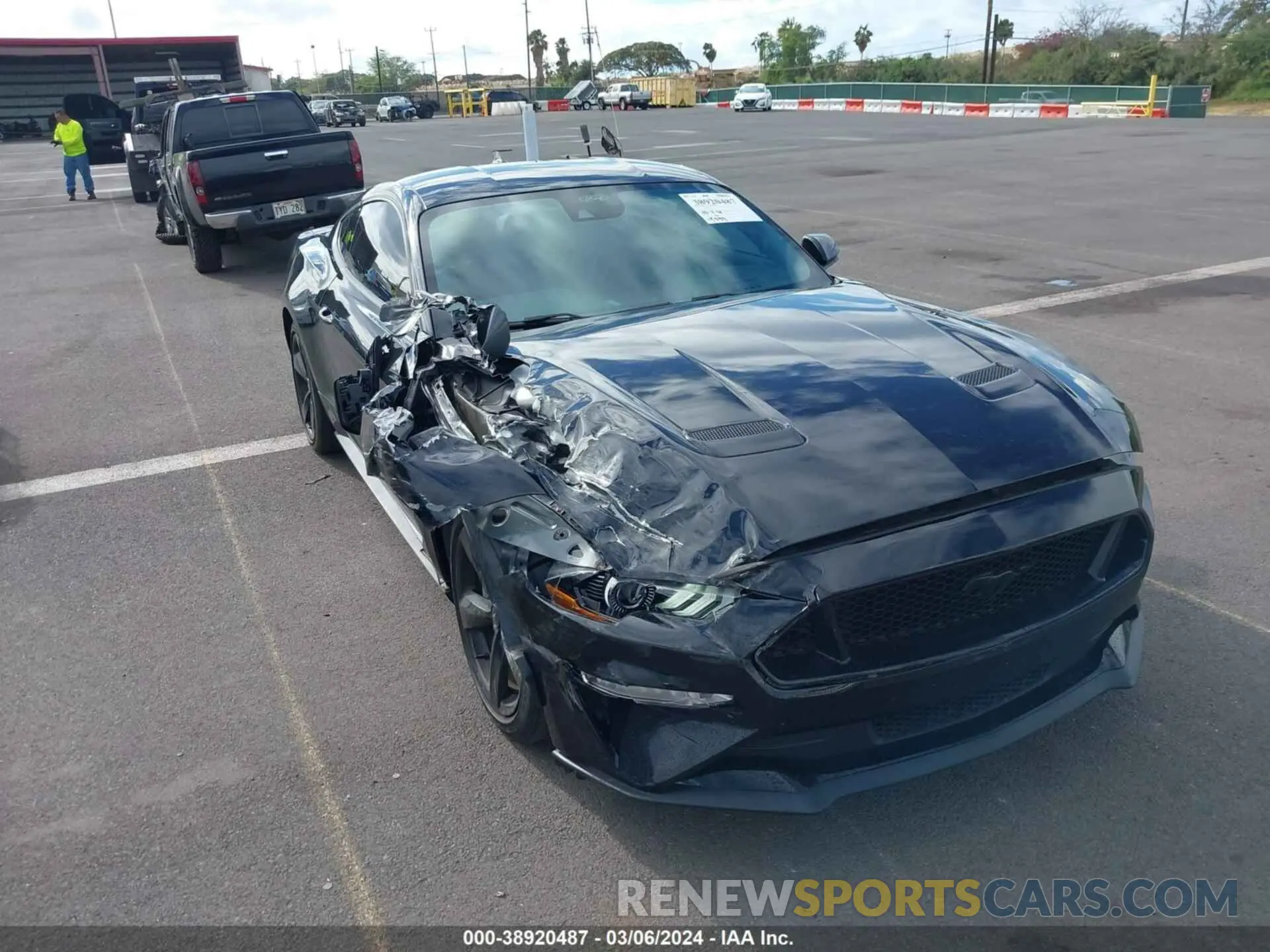 19 fotografías del automóvil dañado 1FA6P8CF1M5147740 FORD MUSTANG 2021