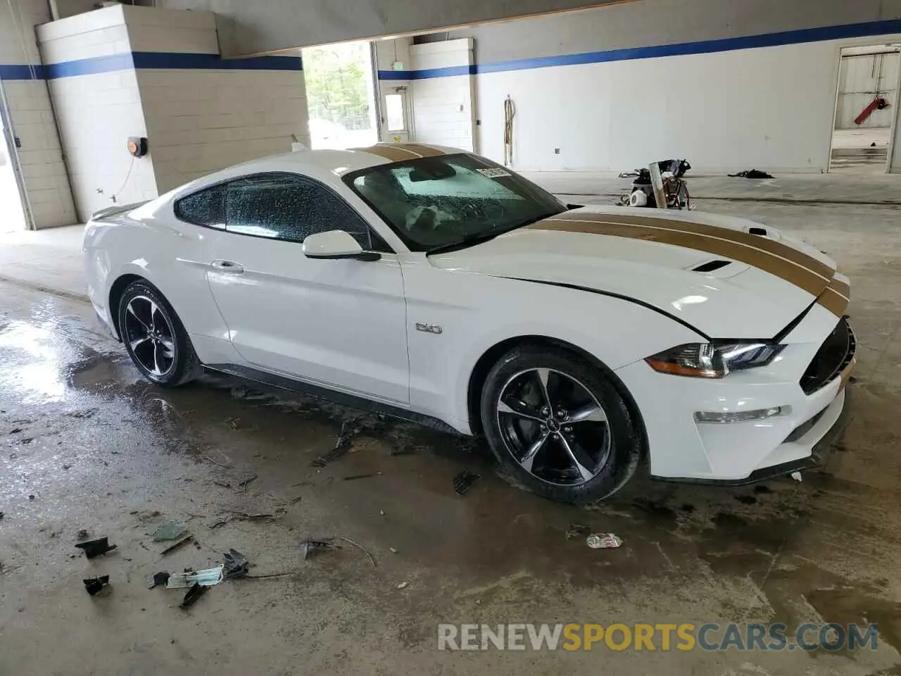 4 fotografías del automóvil dañado 1FA6P8CF2M5134074 FORD MUSTANG 2021