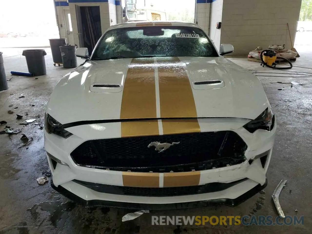 5 fotografías del automóvil dañado 1FA6P8CF2M5134074 FORD MUSTANG 2021