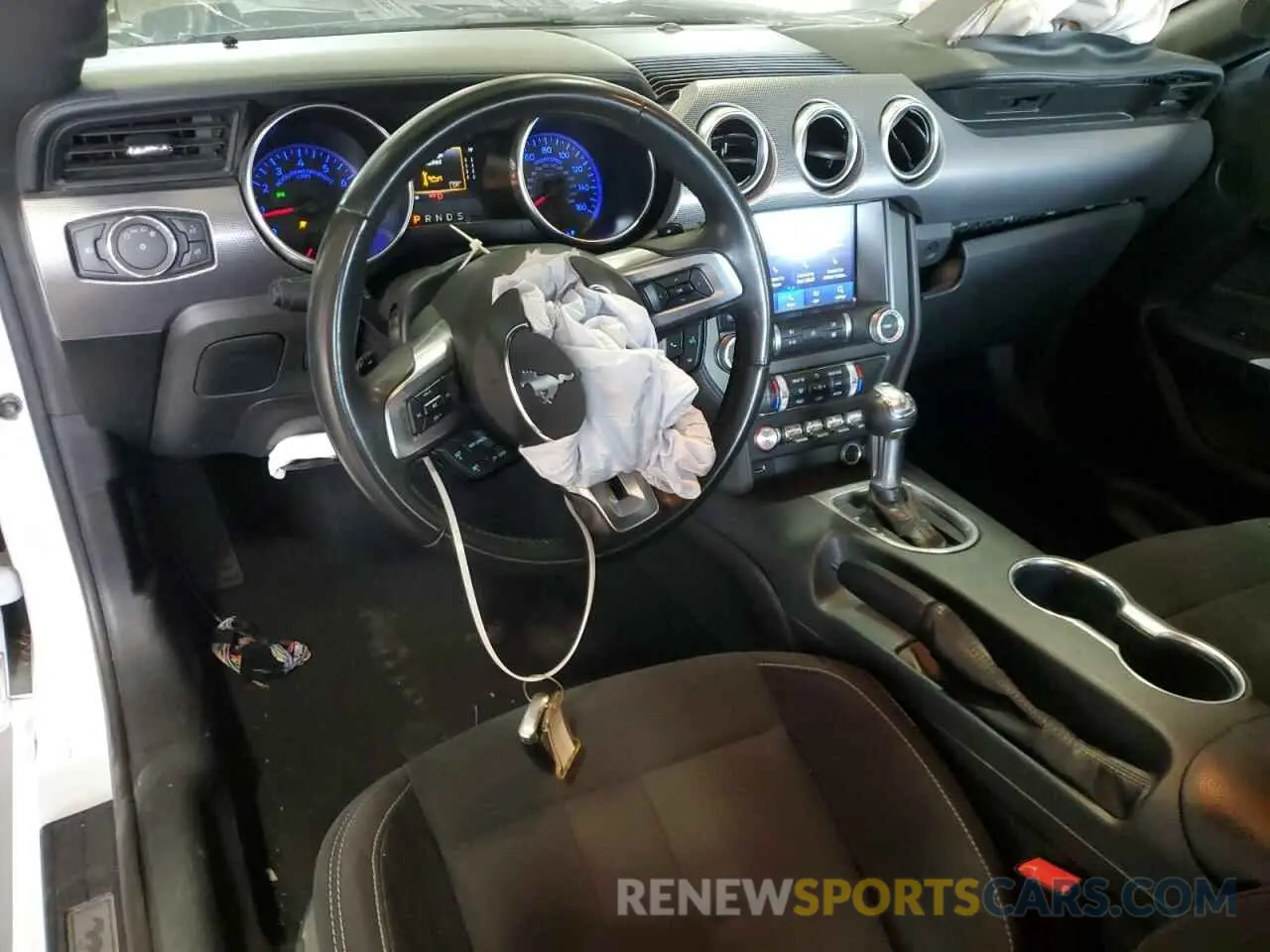 8 fotografías del automóvil dañado 1FA6P8CF2M5134074 FORD MUSTANG 2021