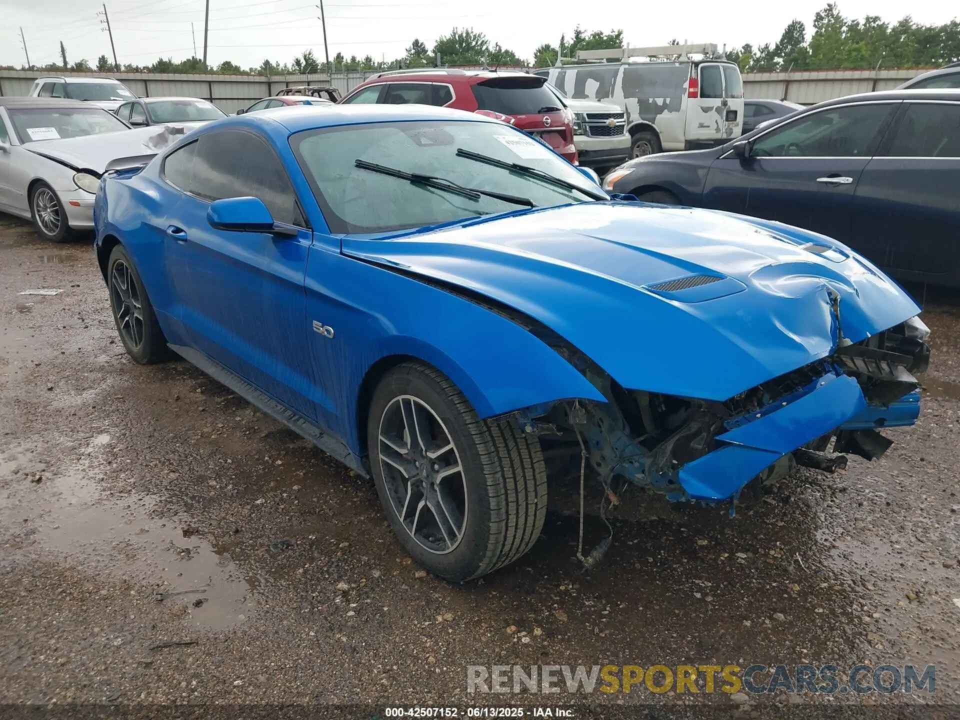 1 fotografías del automóvil dañado 1FA6P8CF2M5144006 FORD MUSTANG 2021
