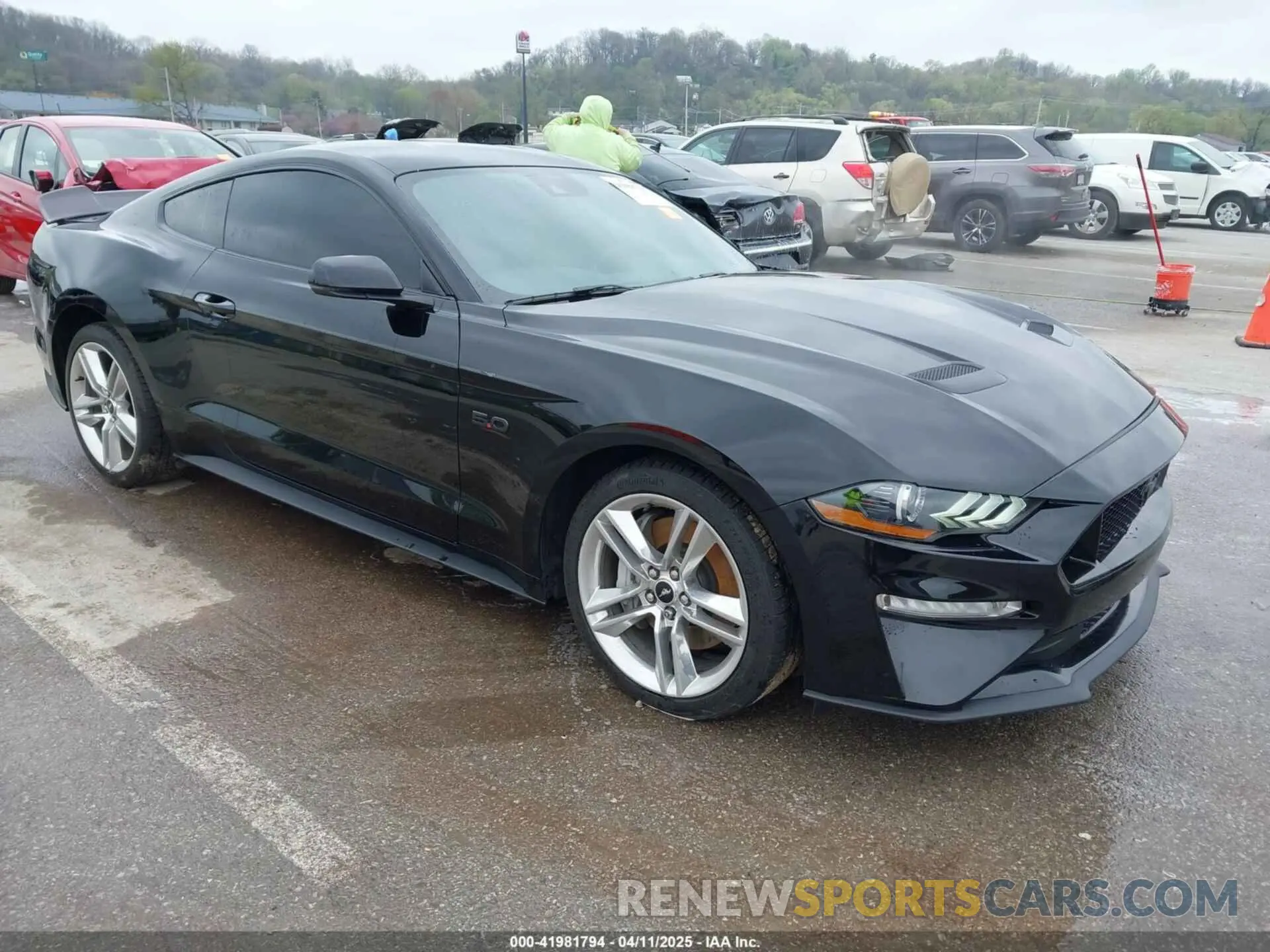 1 fotografías del automóvil dañado 1FA6P8CF2M5149643 FORD MUSTANG 2021