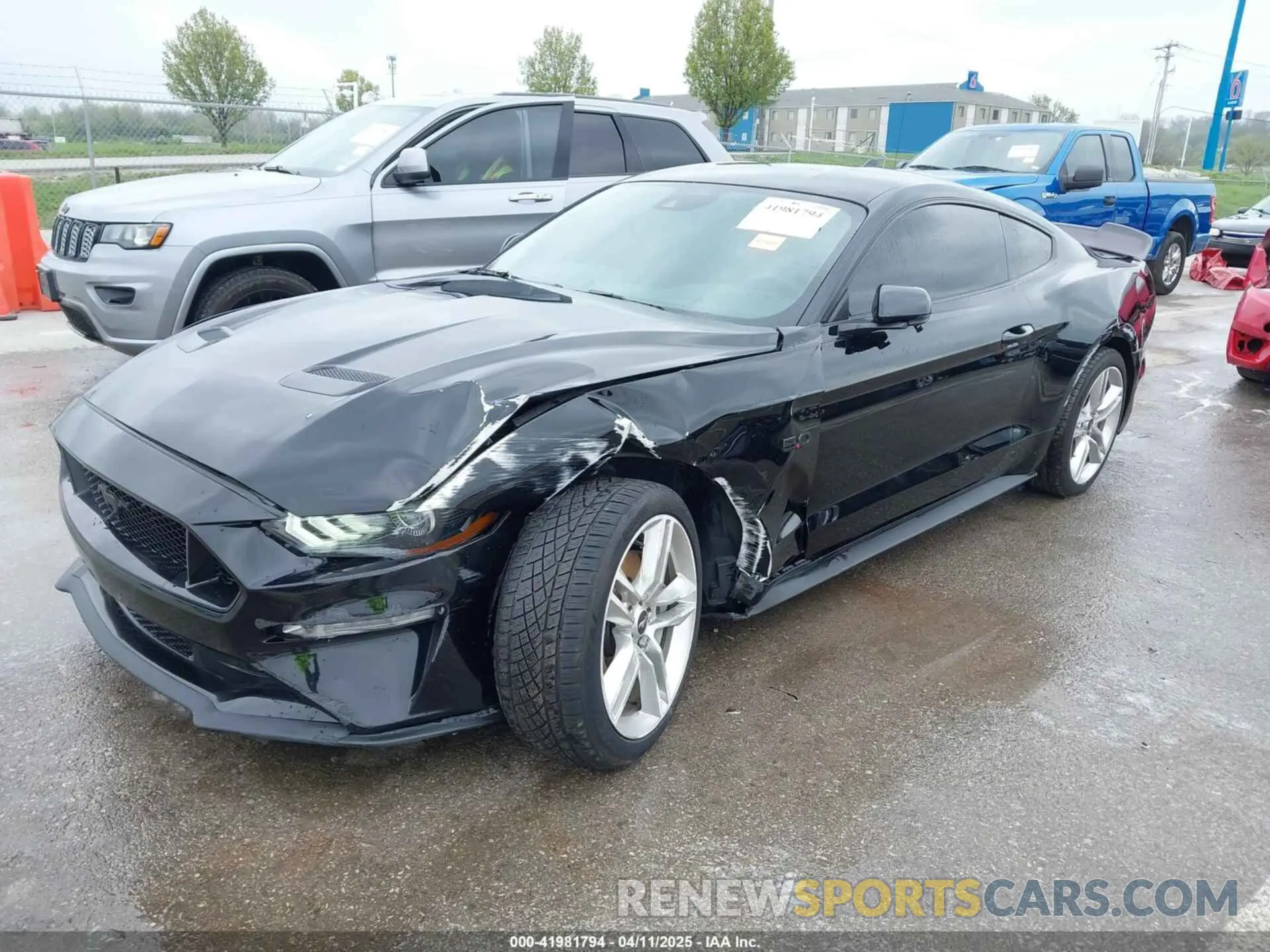 2 fotografías del automóvil dañado 1FA6P8CF2M5149643 FORD MUSTANG 2021