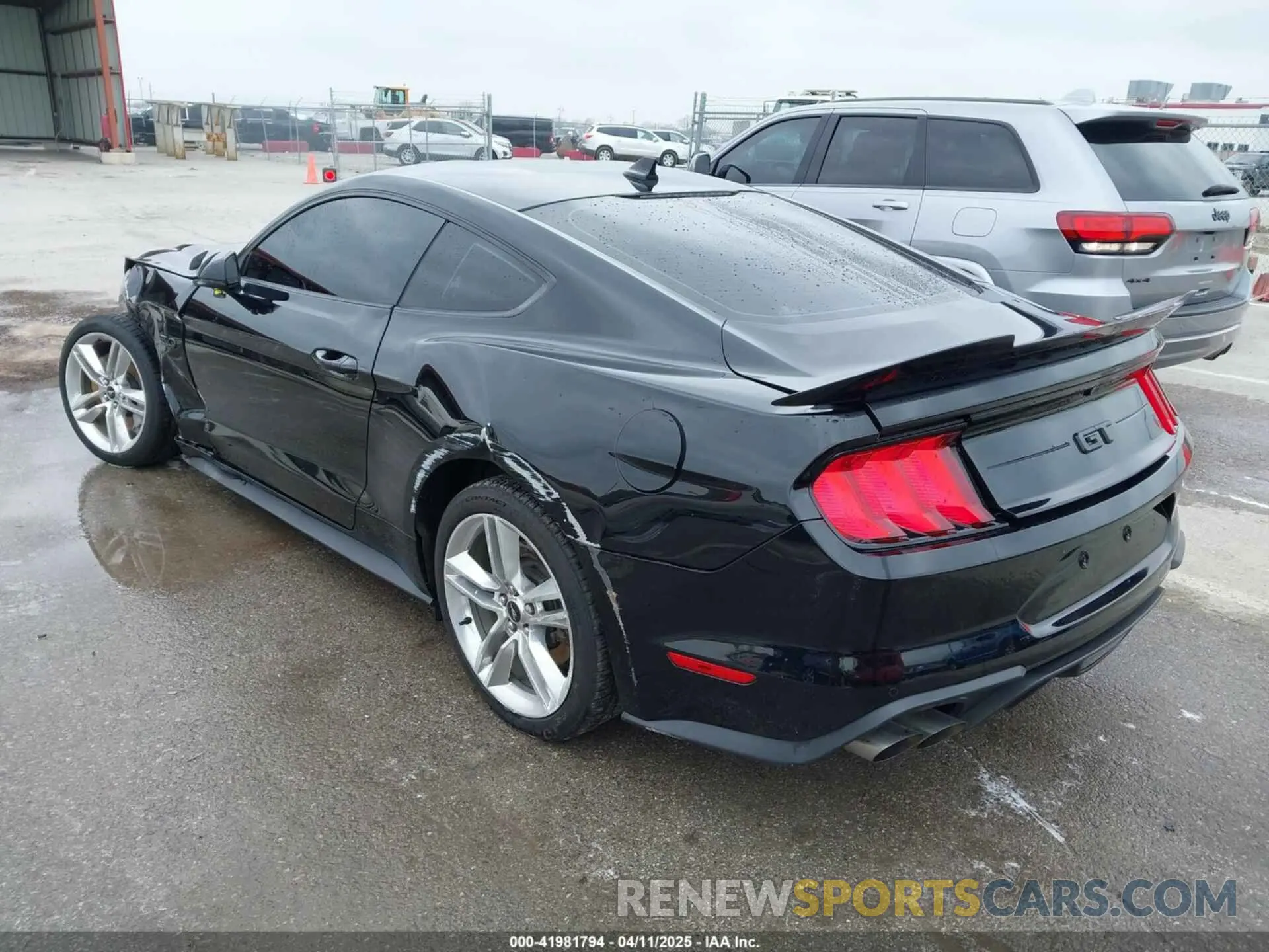 3 fotografías del automóvil dañado 1FA6P8CF2M5149643 FORD MUSTANG 2021