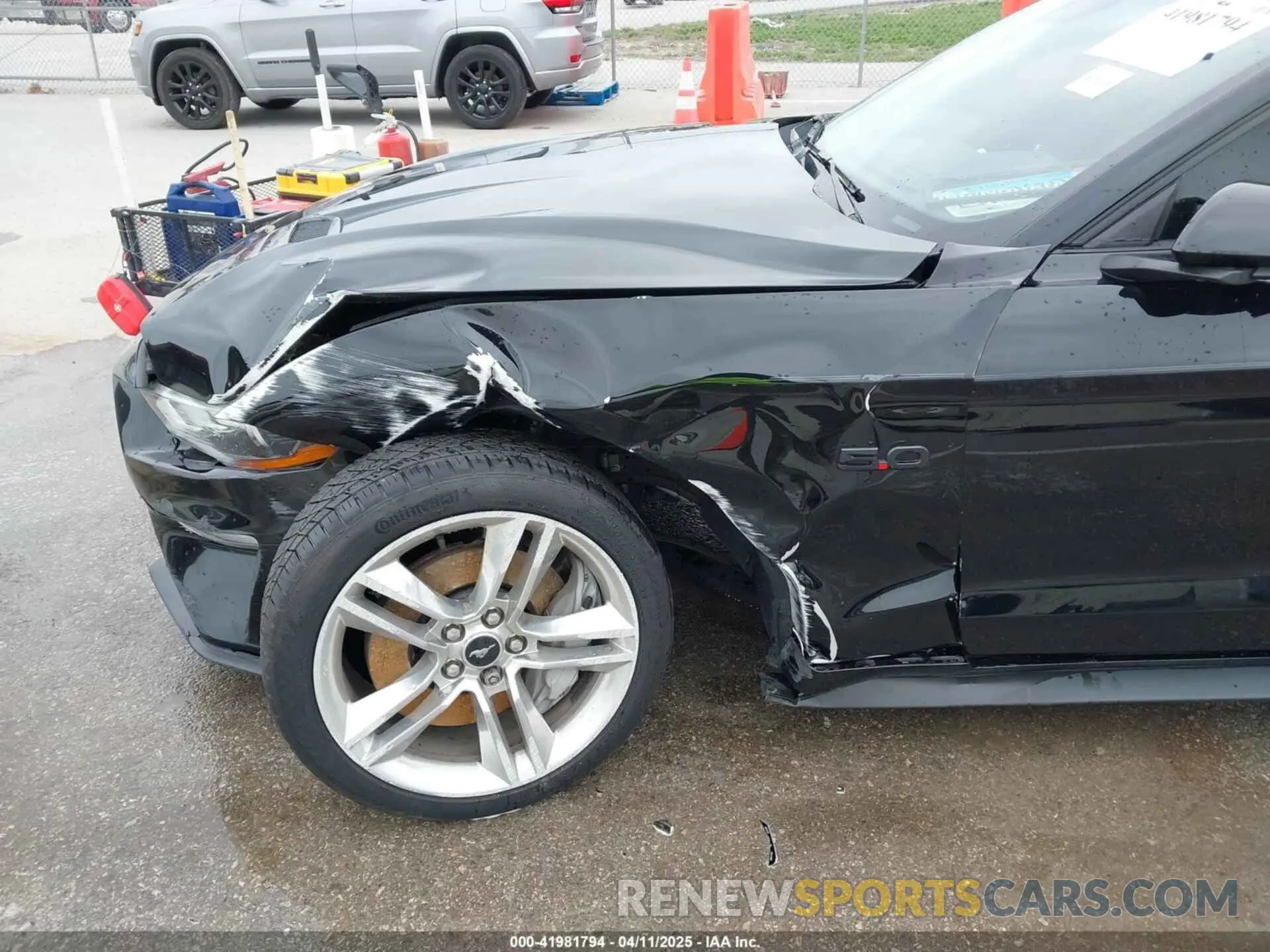 6 fotografías del automóvil dañado 1FA6P8CF2M5149643 FORD MUSTANG 2021