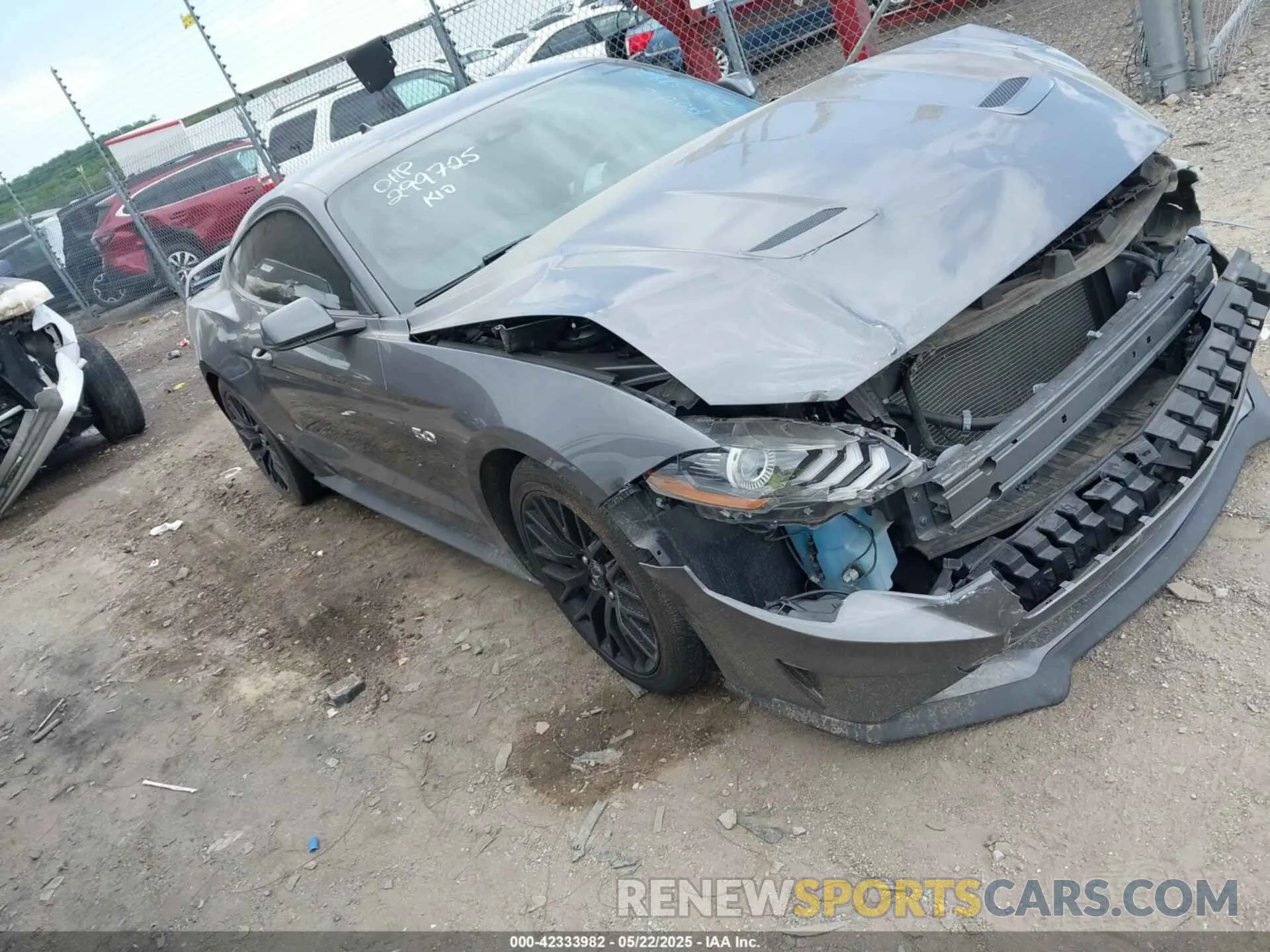 1 fotografías del automóvil dañado 1FA6P8CF3M5112777 FORD MUSTANG 2021