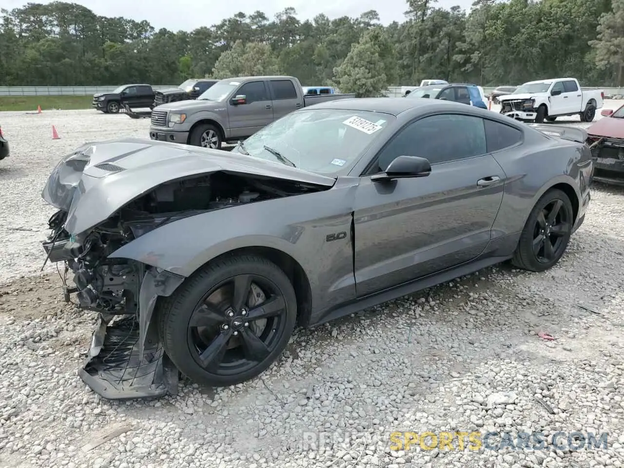 1 fotografías del automóvil dañado 1FA6P8CF3M5116344 FORD MUSTANG 2021