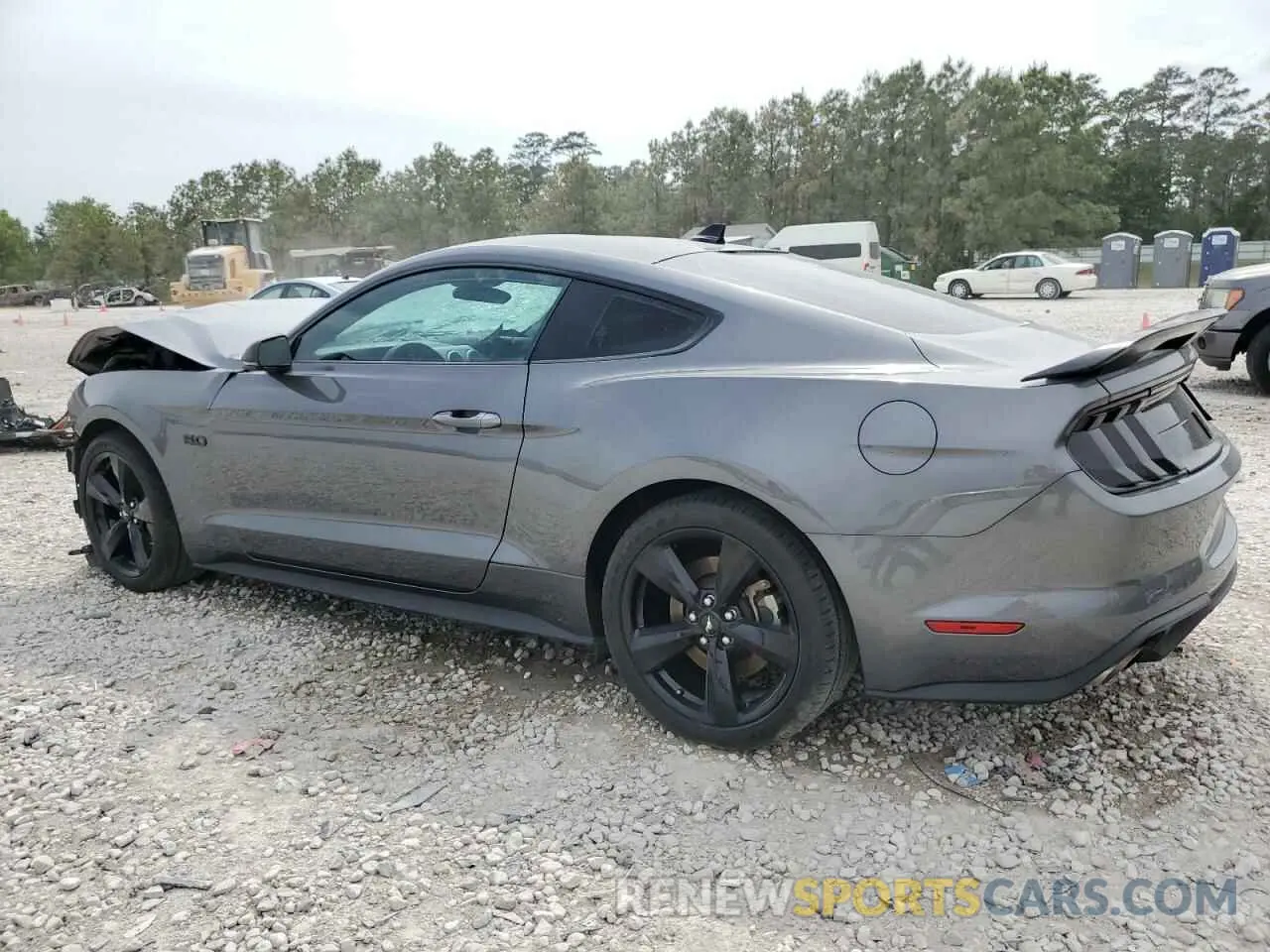 2 fotografías del automóvil dañado 1FA6P8CF3M5116344 FORD MUSTANG 2021