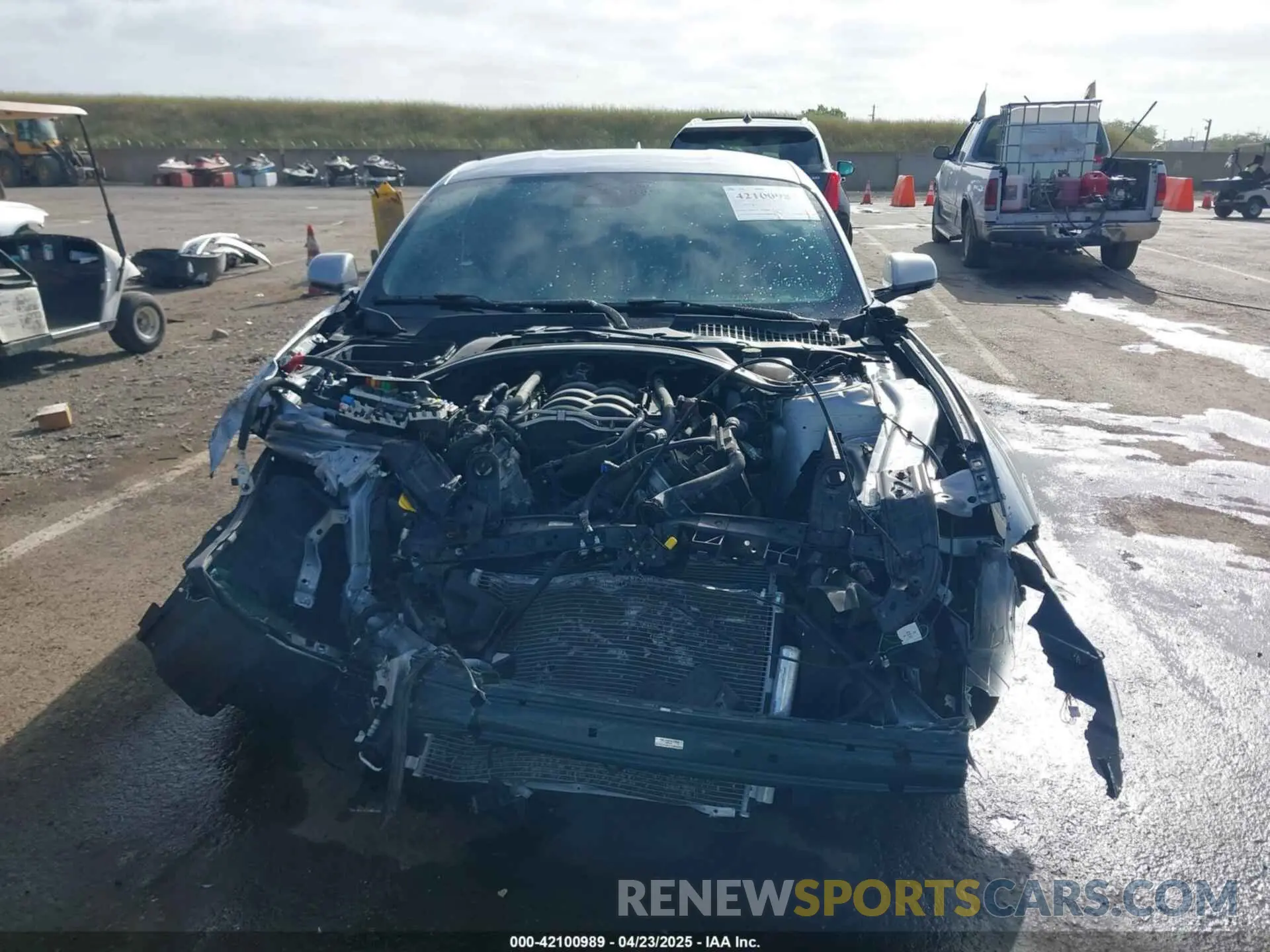 13 fotografías del automóvil dañado 1FA6P8CF3M5117977 FORD MUSTANG 2021
