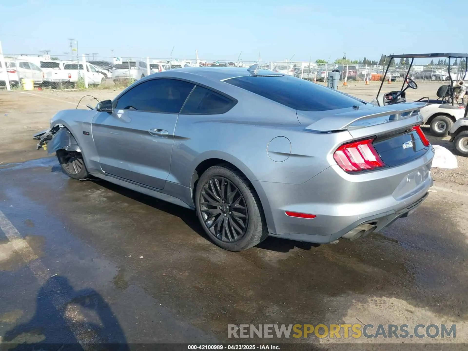 3 fotografías del automóvil dañado 1FA6P8CF3M5117977 FORD MUSTANG 2021