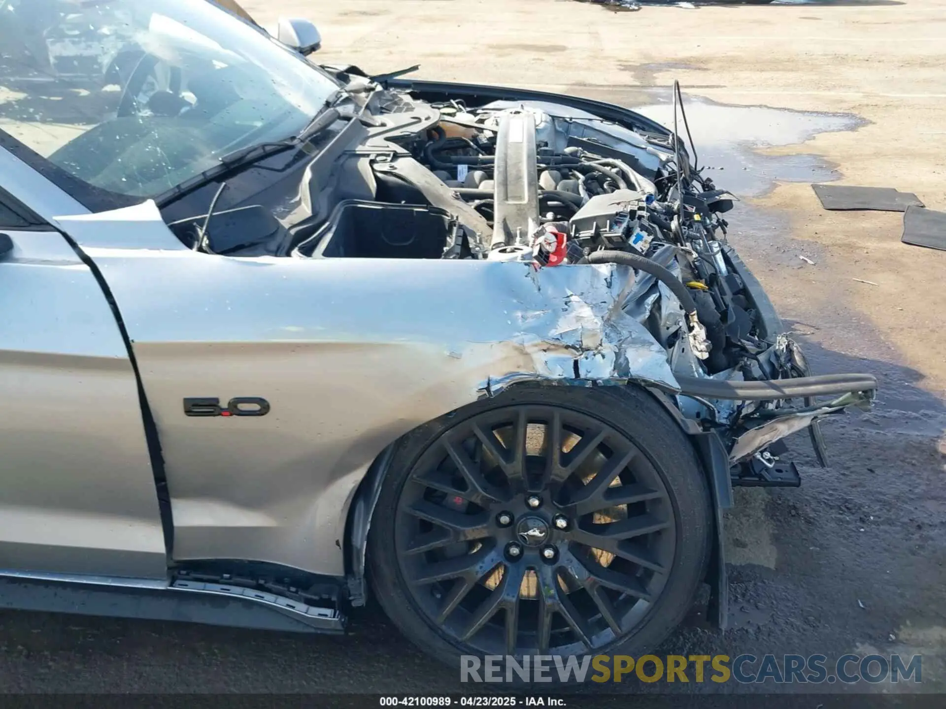6 fotografías del automóvil dañado 1FA6P8CF3M5117977 FORD MUSTANG 2021