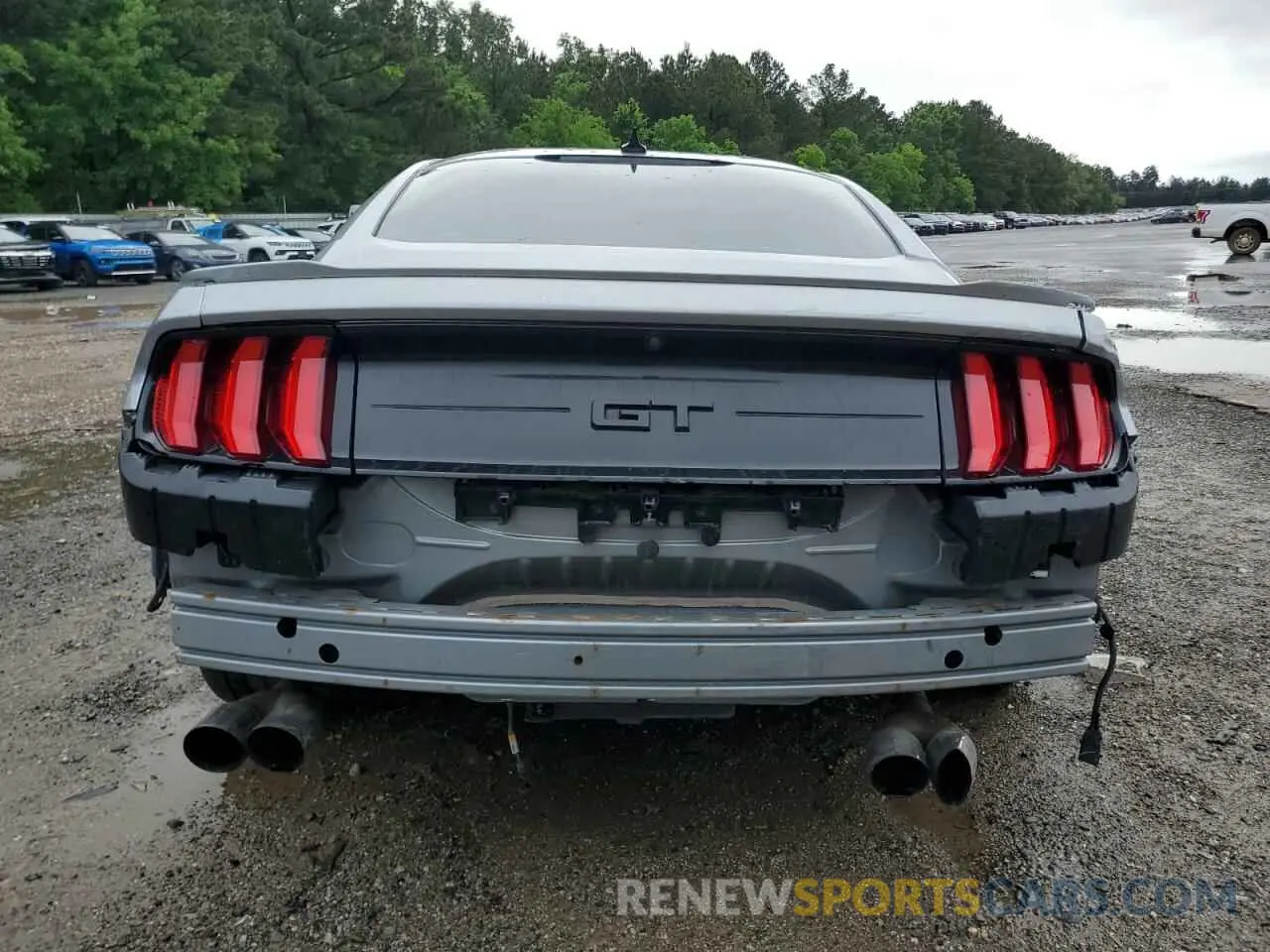6 fotografías del automóvil dañado 1FA6P8CF4M5116482 FORD MUSTANG 2021