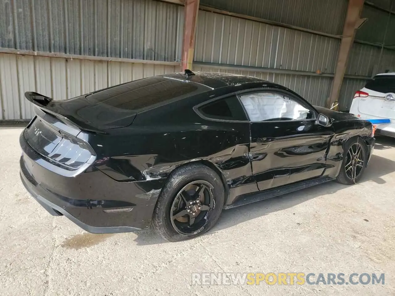 3 fotografías del automóvil dañado 1FA6P8CF4M5141110 FORD MUSTANG 2021