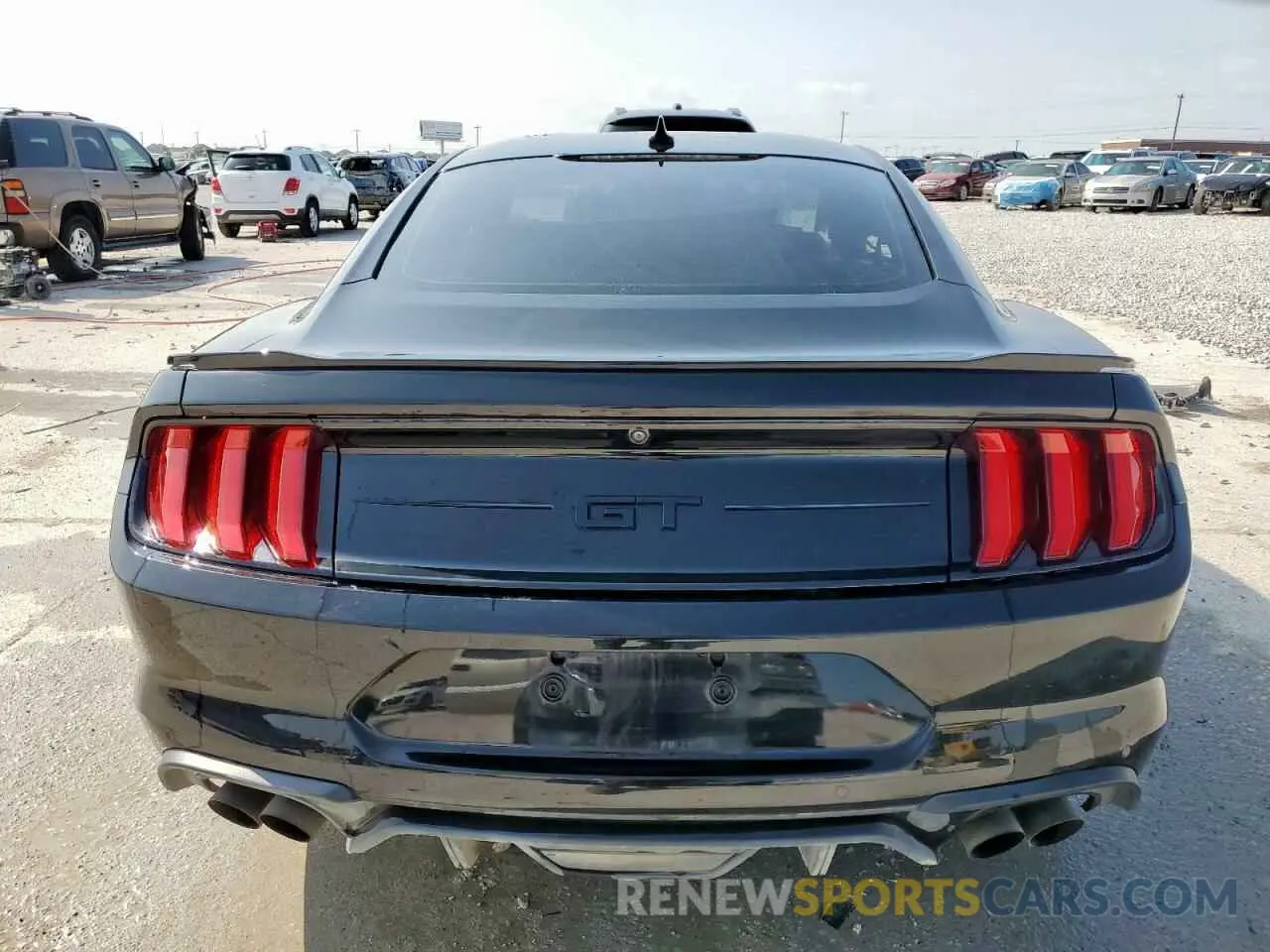 6 fotografías del automóvil dañado 1FA6P8CF4M5147960 FORD MUSTANG 2021