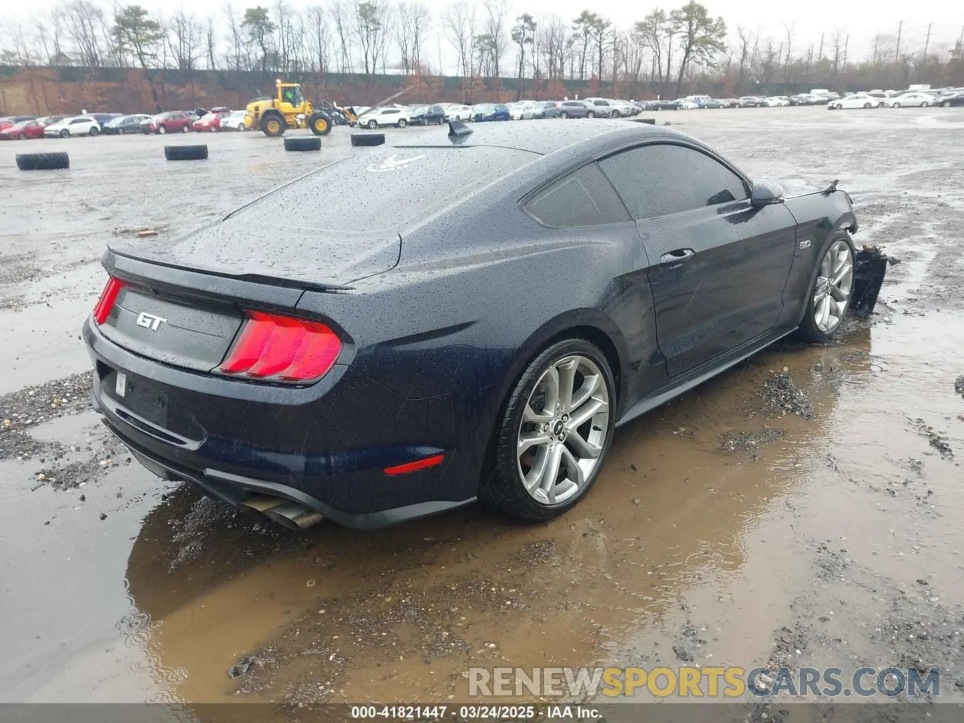 4 fotografías del automóvil dañado 1FA6P8CF5M5138913 FORD MUSTANG 2021