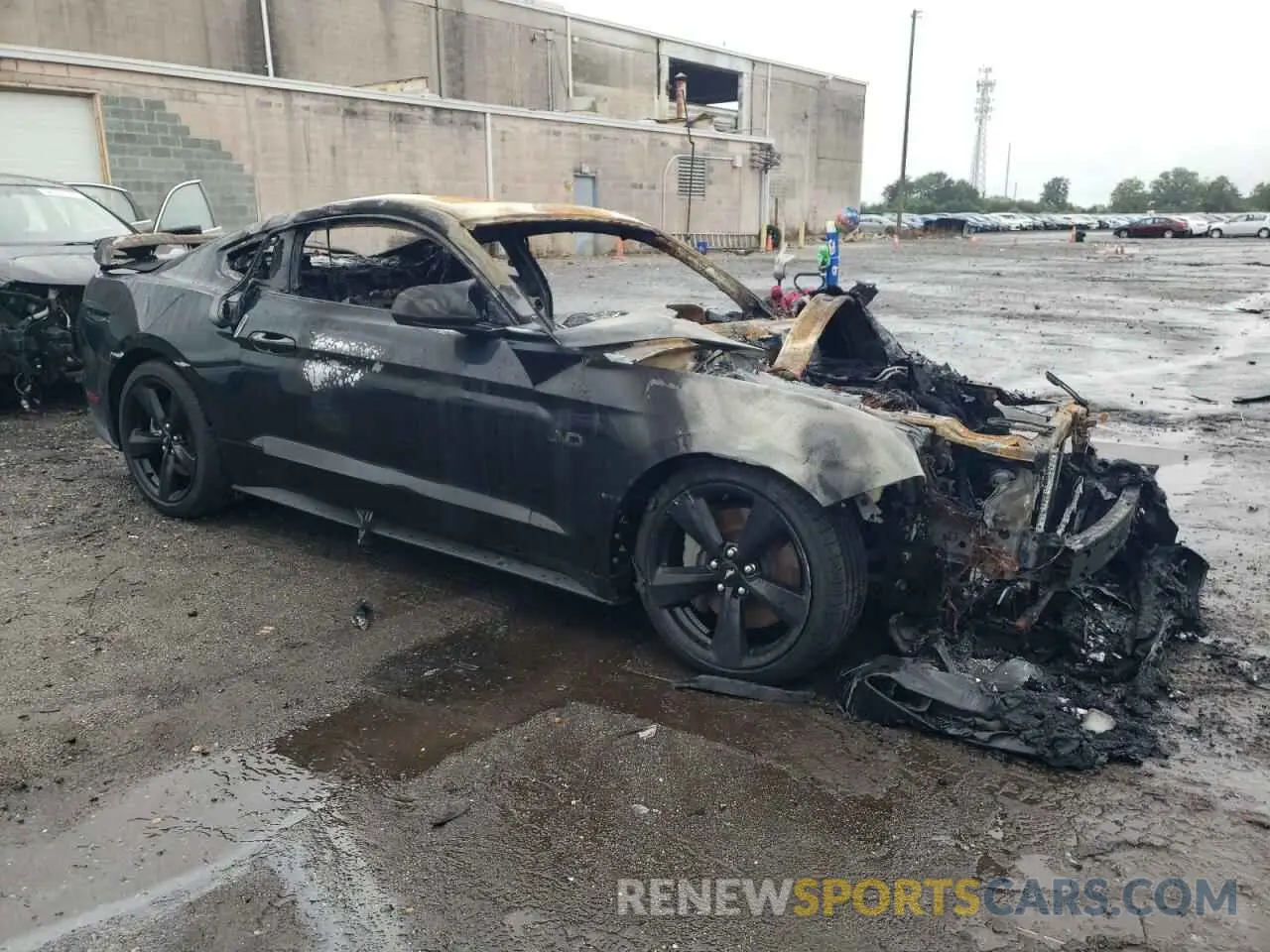 4 fotografías del automóvil dañado 1FA6P8CF5M5153217 FORD MUSTANG 2021