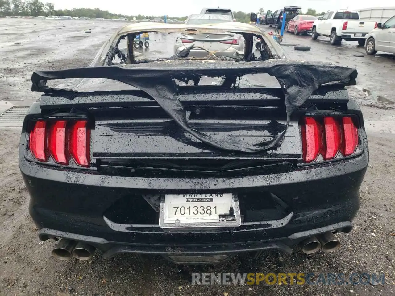 6 fotografías del automóvil dañado 1FA6P8CF5M5153217 FORD MUSTANG 2021