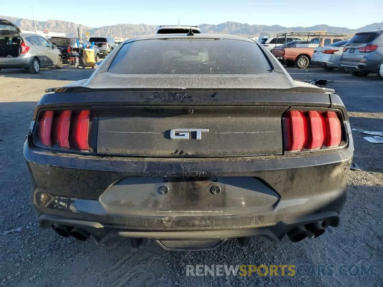 6 fotografías del automóvil dañado 1FA6P8CF6M5156224 FORD MUSTANG 2021