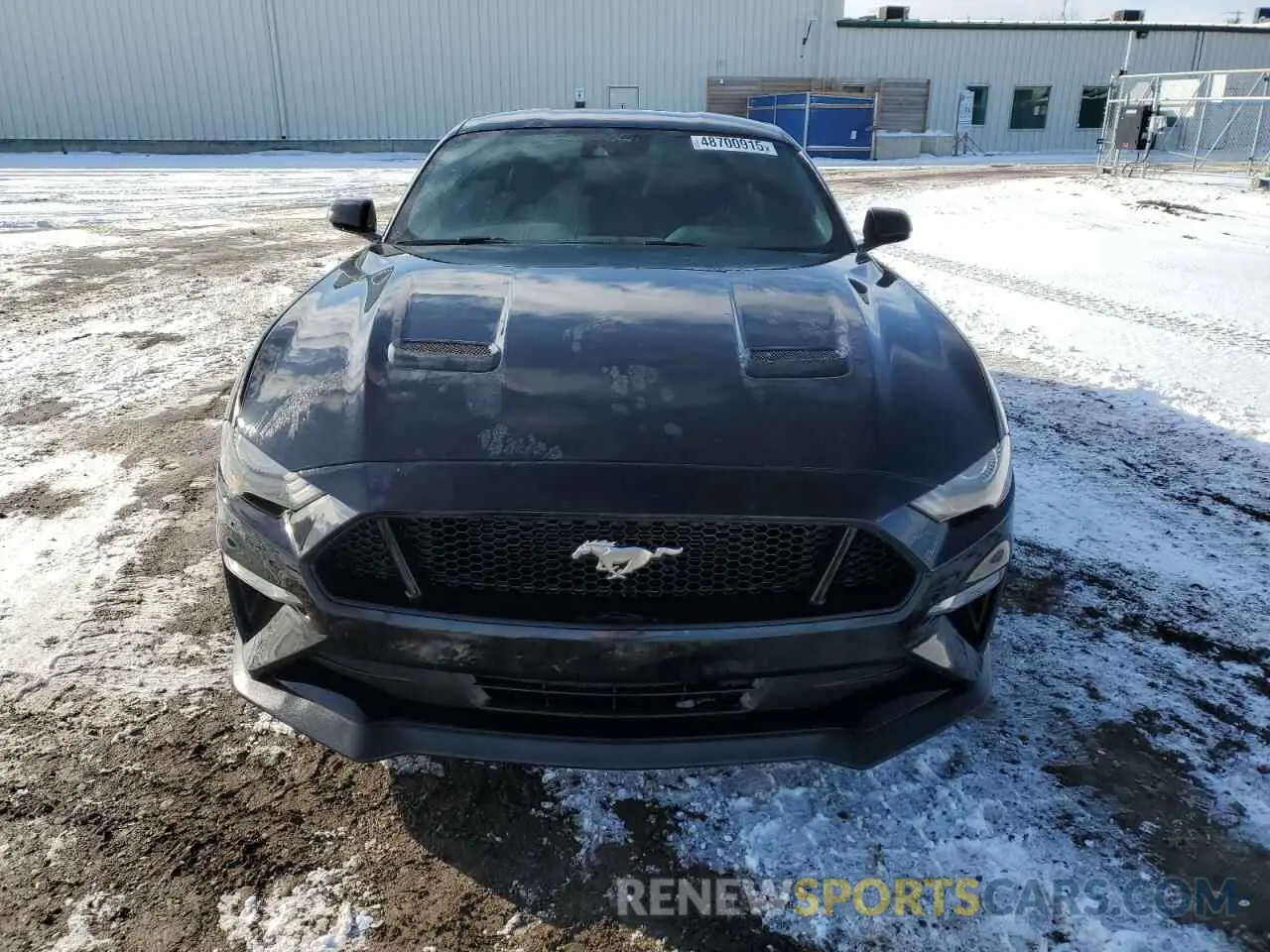 5 fotografías del automóvil dañado 1FA6P8CF8M5104139 FORD MUSTANG 2021
