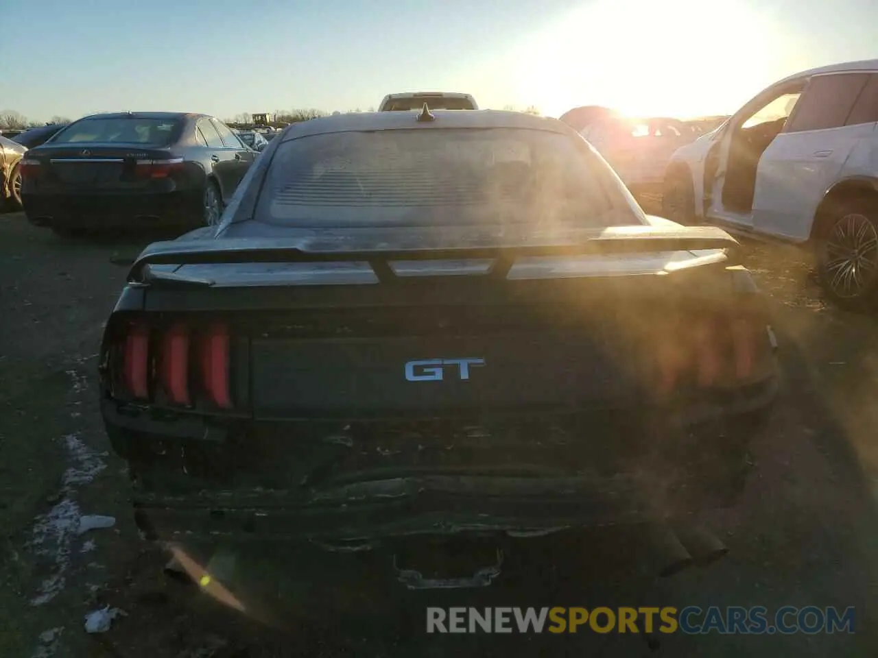 6 fotografías del automóvil dañado 1FA6P8CF8M5120339 FORD MUSTANG 2021