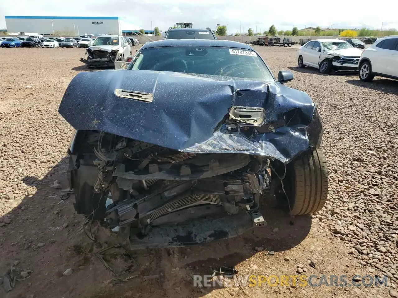 5 fotografías del automóvil dañado 1FA6P8CF8M5133785 FORD MUSTANG 2021