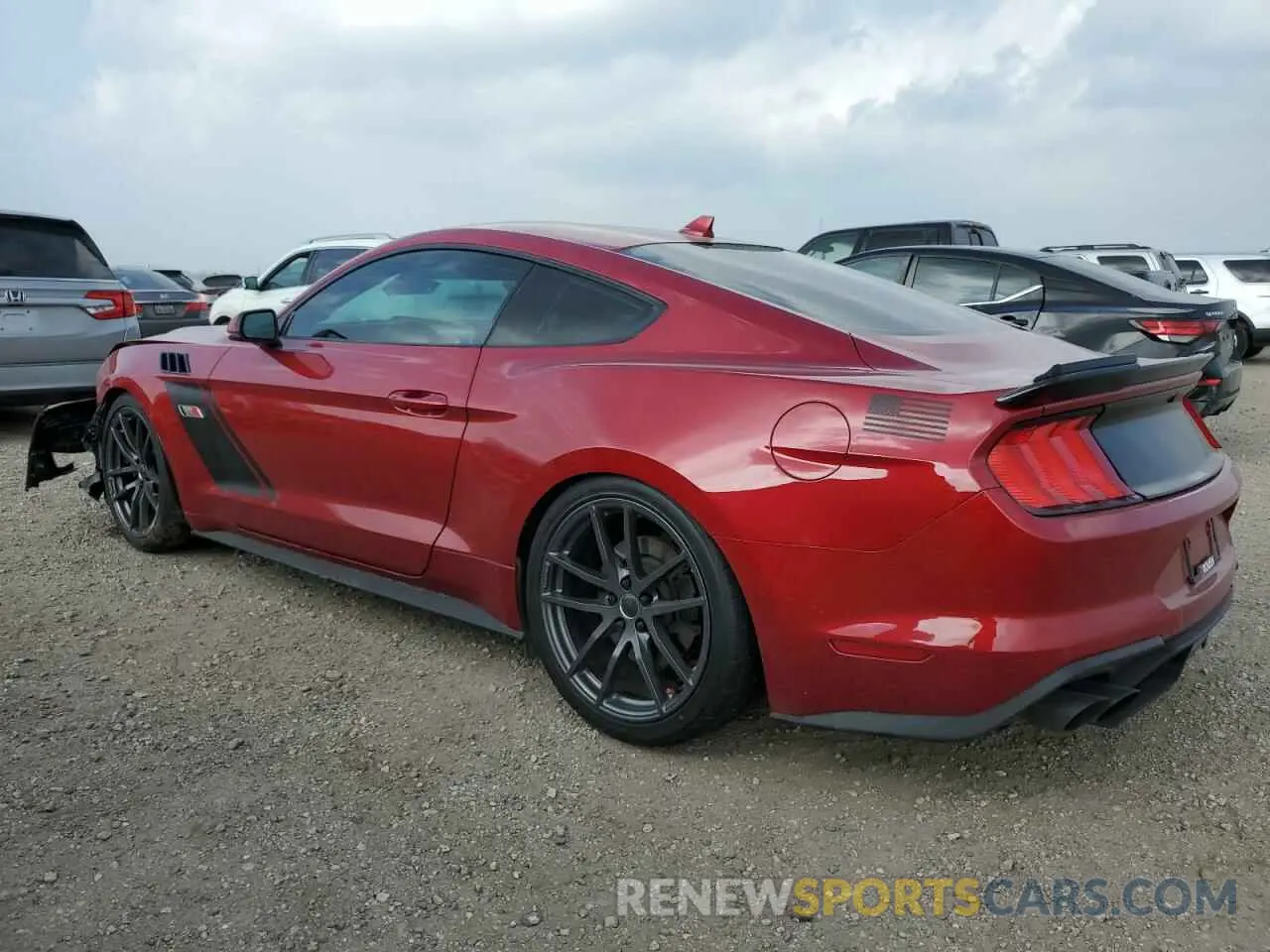 2 fotografías del automóvil dañado 1FA6P8CF8M5145287 FORD MUSTANG 2021