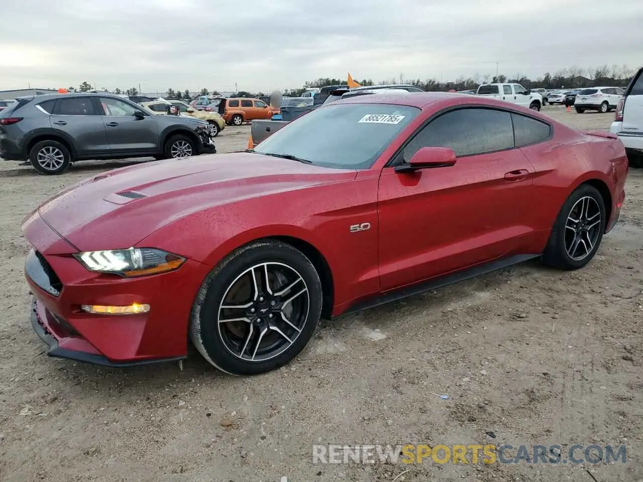 1 fotografías del automóvil dañado 1FA6P8CF9M5149848 FORD MUSTANG 2021