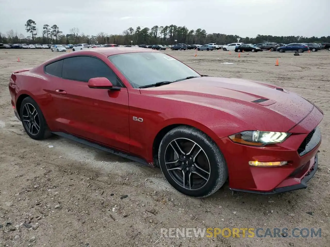 4 fotografías del automóvil dañado 1FA6P8CF9M5149848 FORD MUSTANG 2021