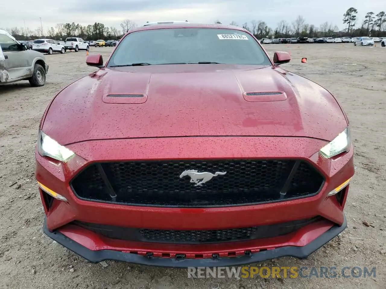5 fotografías del automóvil dañado 1FA6P8CF9M5149848 FORD MUSTANG 2021