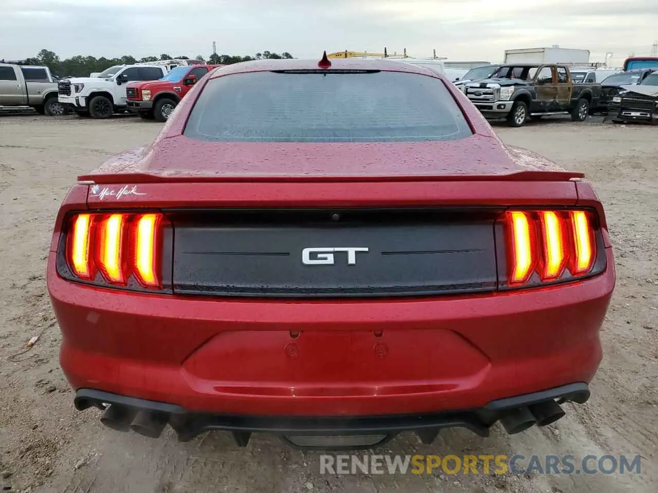6 fotografías del automóvil dañado 1FA6P8CF9M5149848 FORD MUSTANG 2021