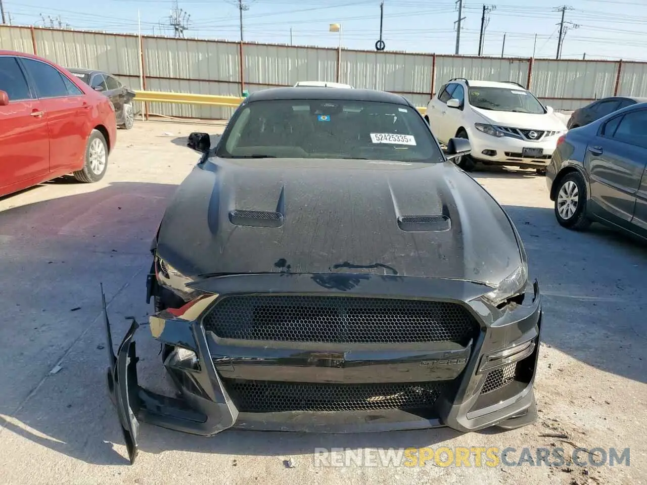5 fotografías del automóvil dañado 1FA6P8CFXM5132329 FORD MUSTANG 2021