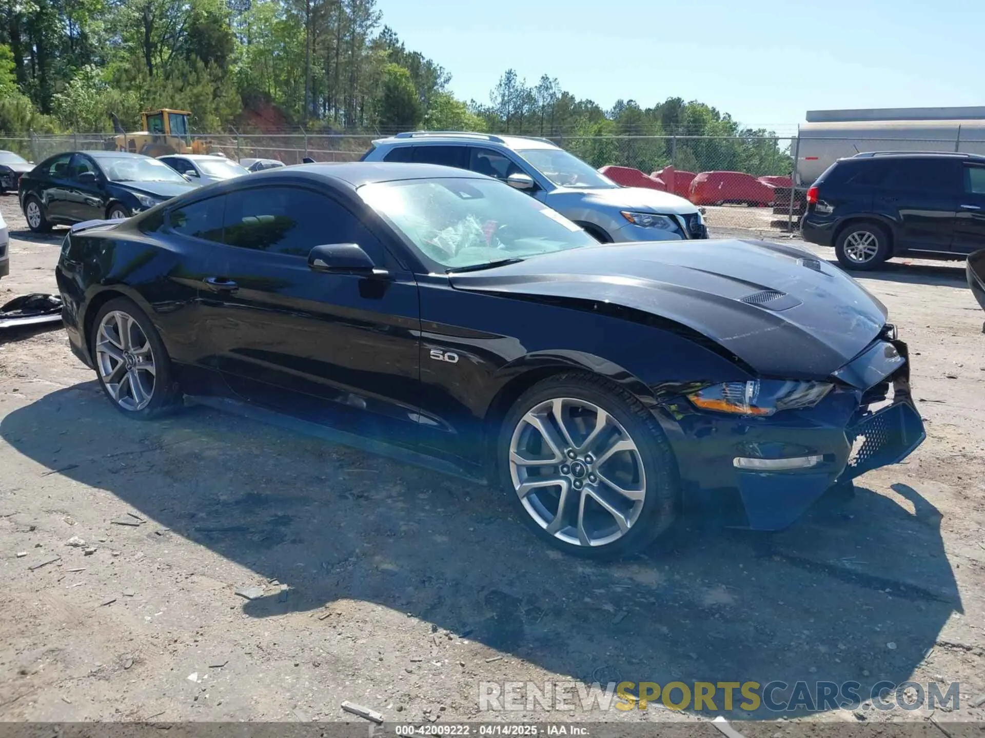 1 fotografías del automóvil dañado 1FA6P8CFXM5156002 FORD MUSTANG 2021