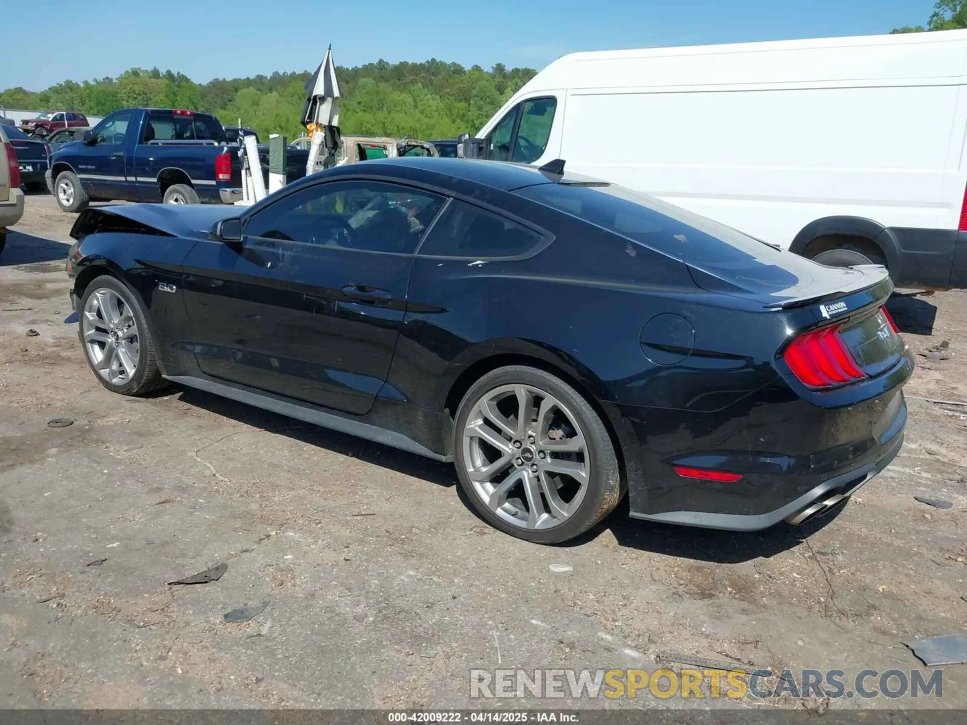 3 fotografías del automóvil dañado 1FA6P8CFXM5156002 FORD MUSTANG 2021