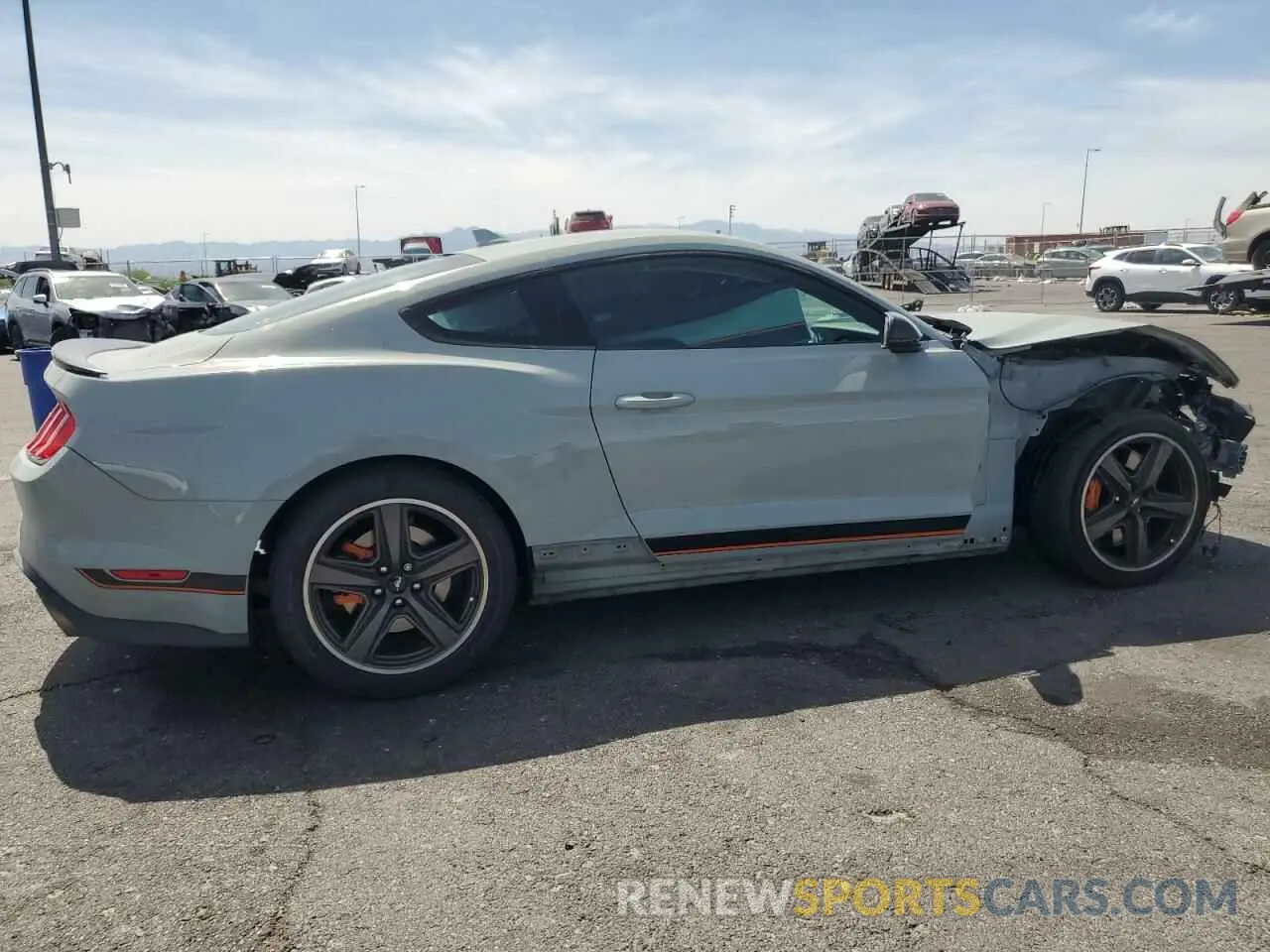 3 fotografías del automóvil dañado 1FA6P8R07M5550673 FORD MUSTANG 2021