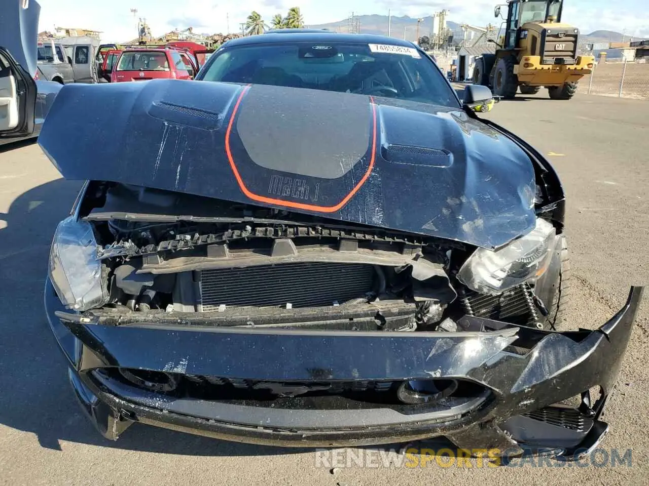 5 fotografías del automóvil dañado 1FA6P8R08M5555185 FORD MUSTANG 2021