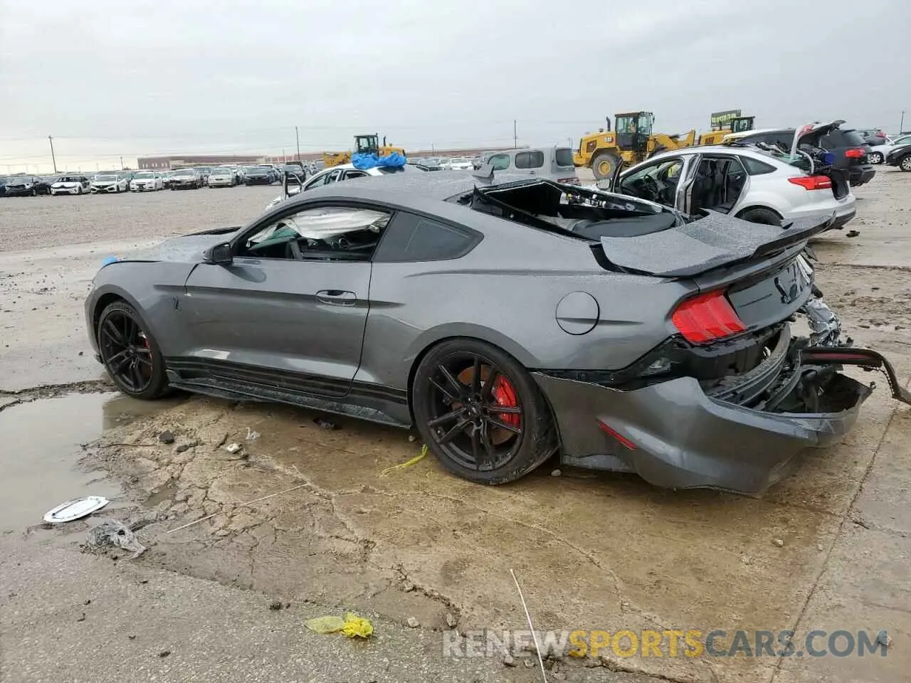 2 fotografías del automóvil dañado 1FA6P8SJ5M5503662 FORD MUSTANG 2021