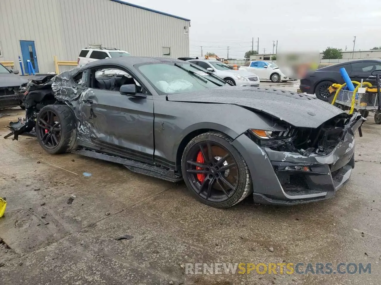 4 fotografías del automóvil dañado 1FA6P8SJ5M5503662 FORD MUSTANG 2021