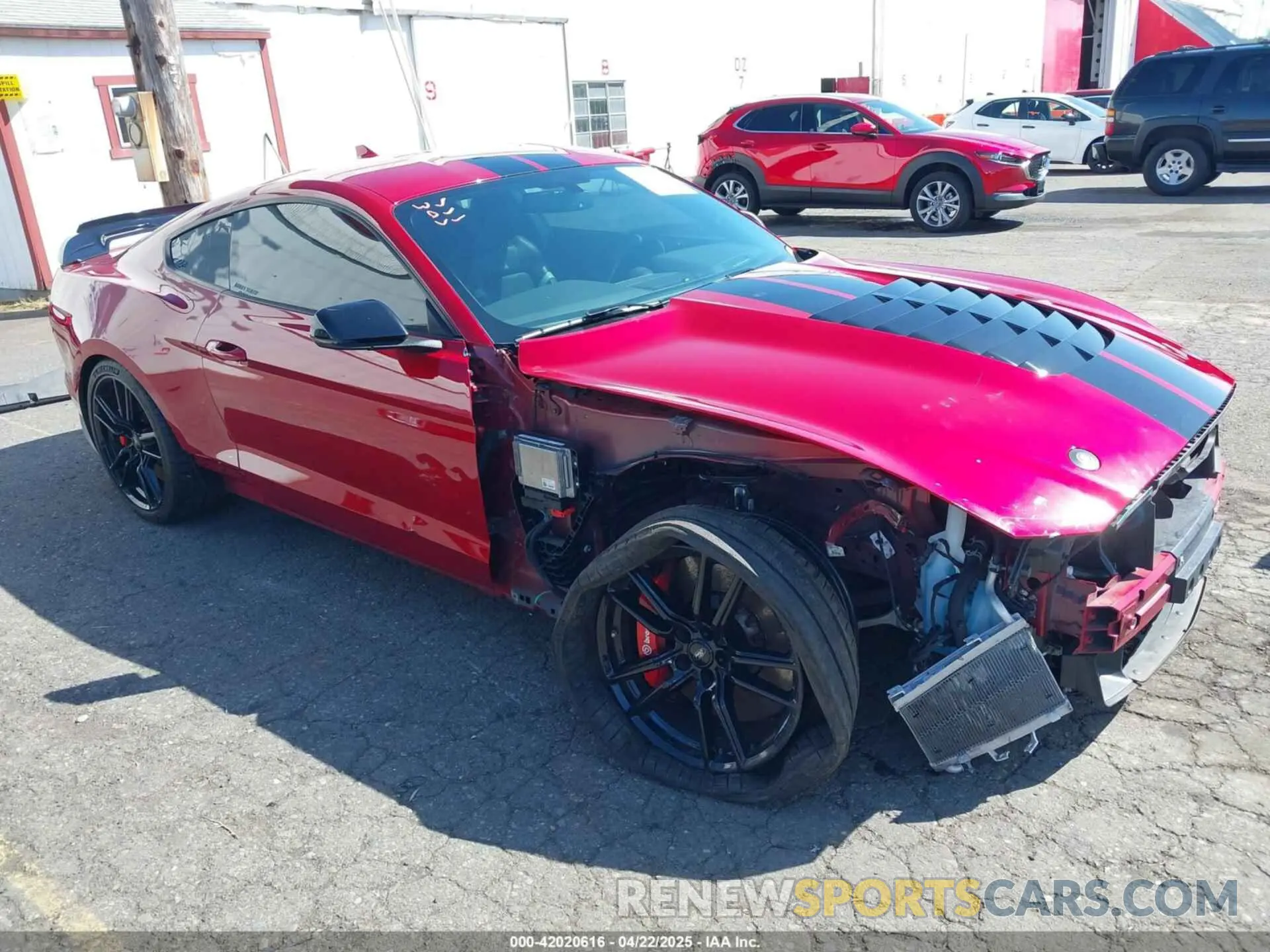 1 fotografías del automóvil dañado 1FA6P8SJ6M5500981 FORD MUSTANG 2021