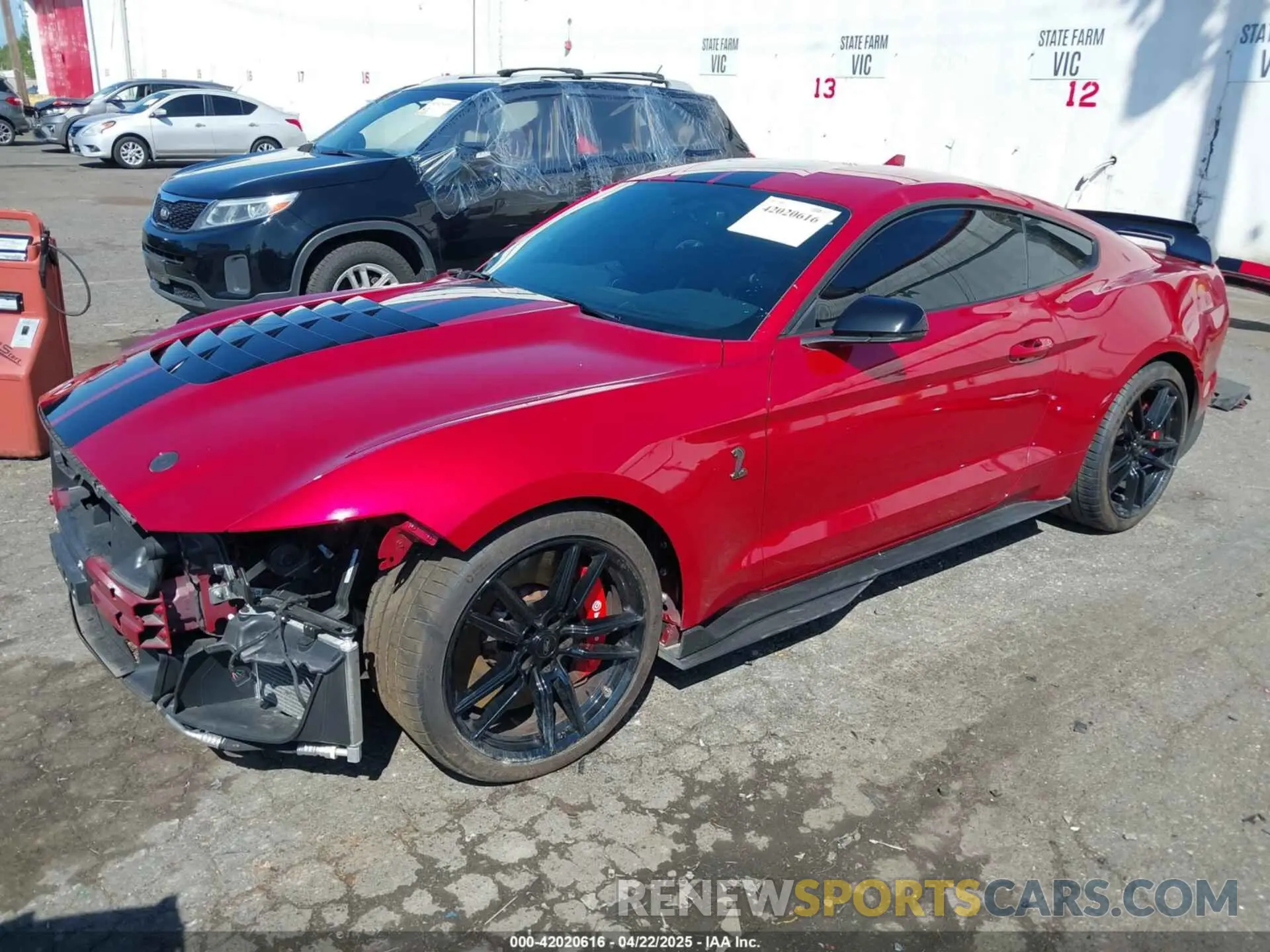2 fotografías del automóvil dañado 1FA6P8SJ6M5500981 FORD MUSTANG 2021