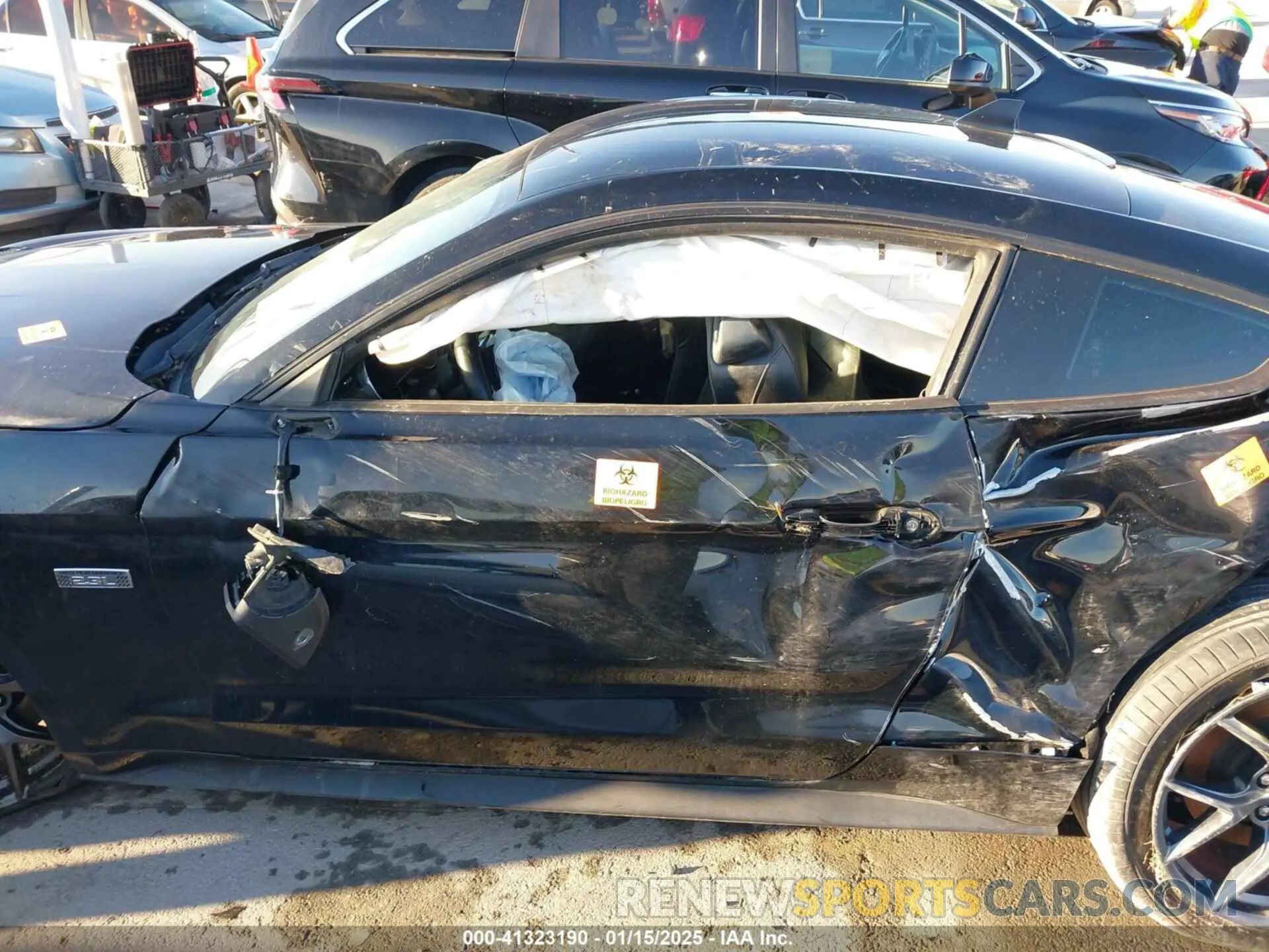 14 fotografías del automóvil dañado 1FA6P8TD7M5149328 FORD MUSTANG 2021