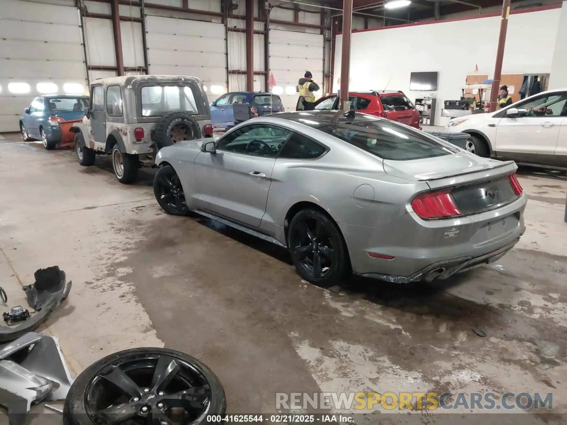 3 fotografías del automóvil dañado 1FA6P8TH1M5127800 FORD MUSTANG 2021